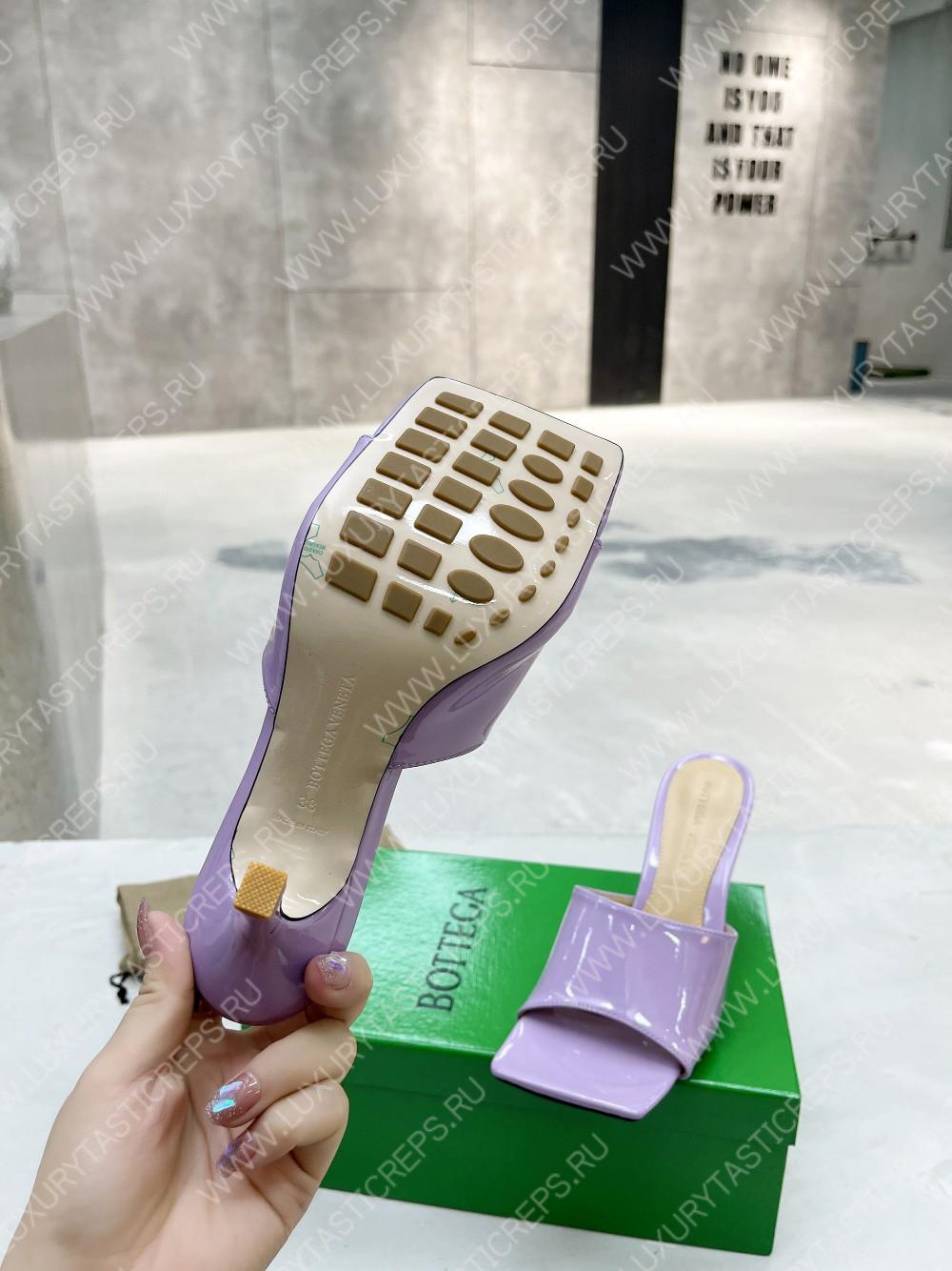 bo*te*ga Ve*ne*ta strech mule purple 610538v