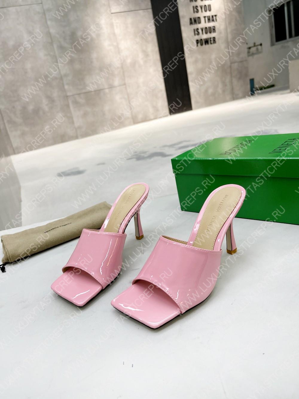 bo*te*ga Ve*ne*ta strech mule pink 610538v