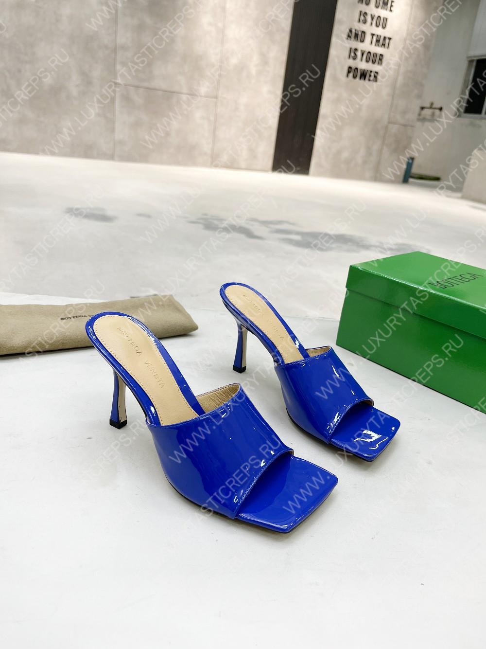 bo*te*ga Ve*ne*ta strech mule blue 610538v