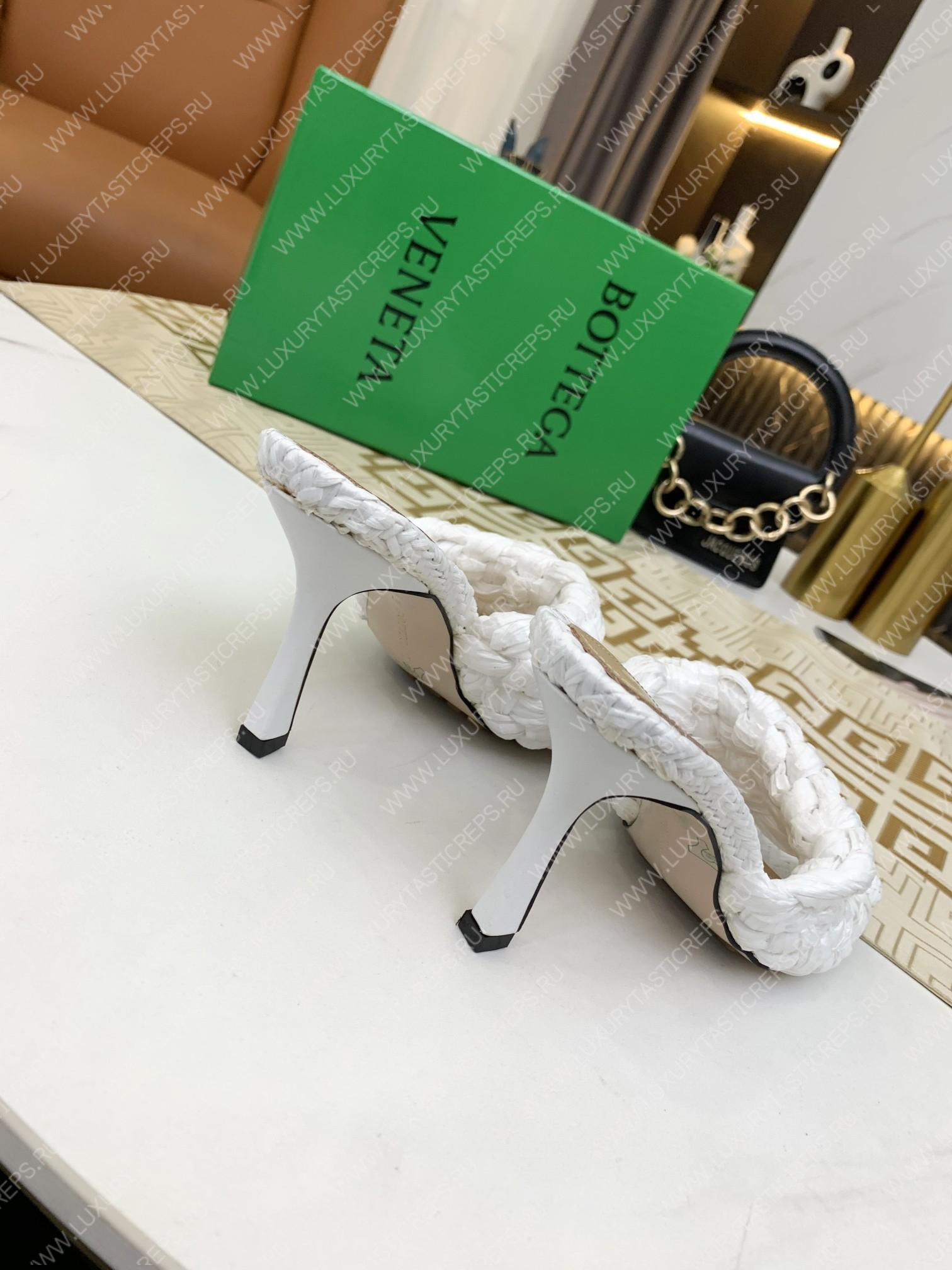 bo*te*ga Ve*ne*ta dot wave mules white 708882v