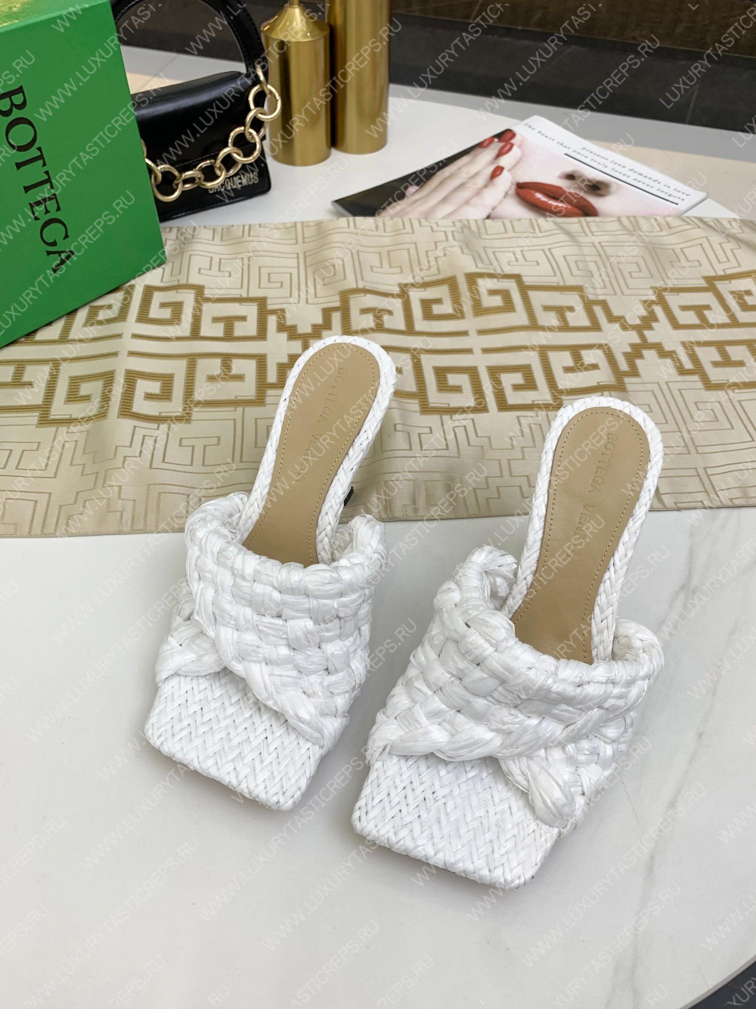 bo*te*ga Ve*ne*ta dot wave mules white 708882v