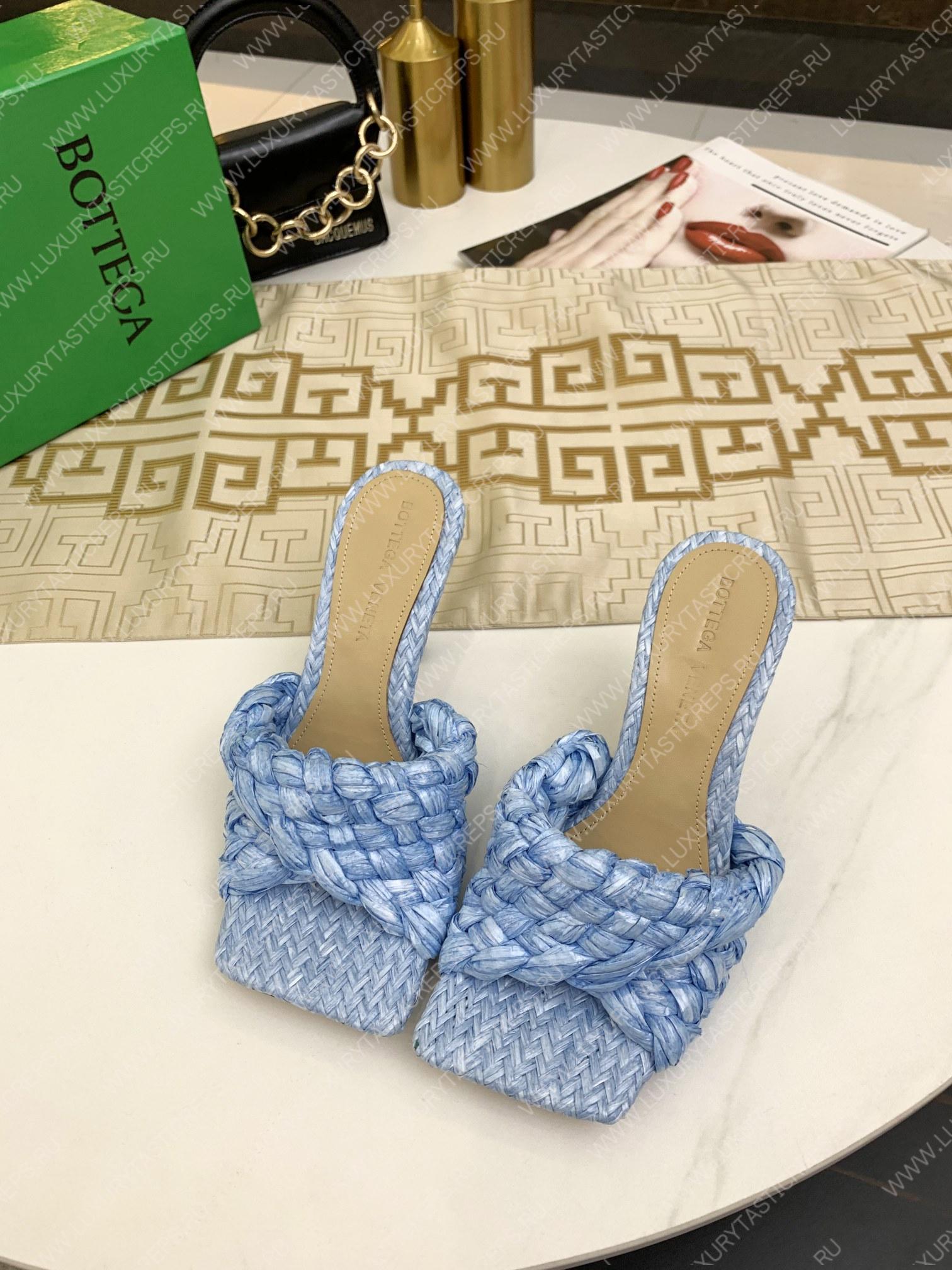 bo*te*ga Ve*ne*ta dot wave mules blue 708882v