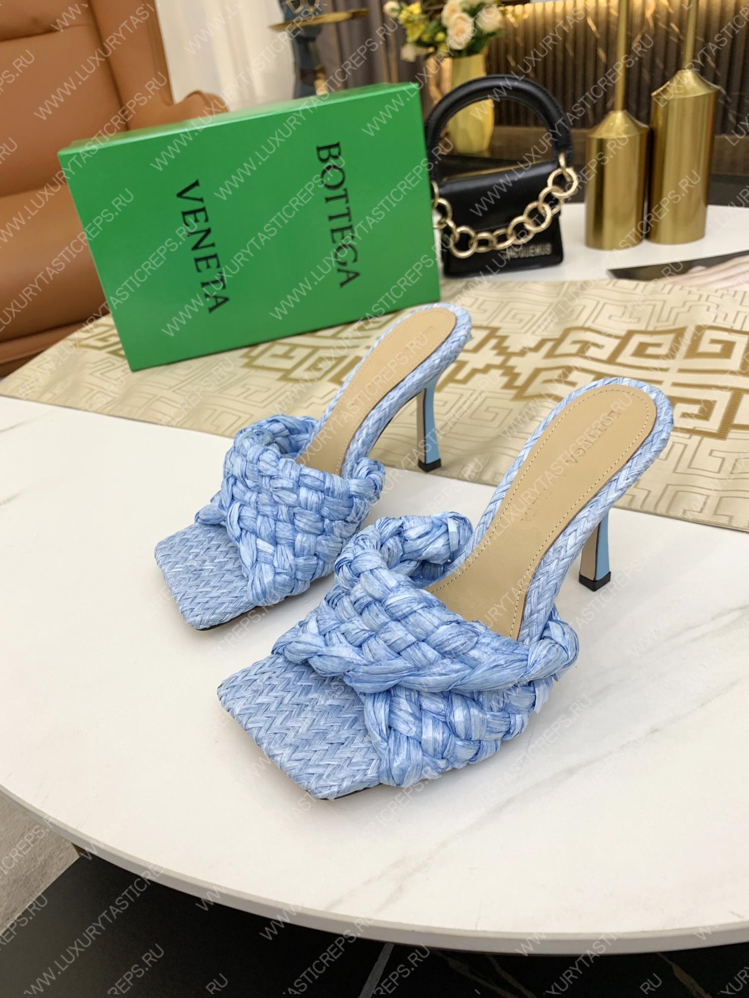 bo*te*ga Ve*ne*ta dot wave mules blue 708882v