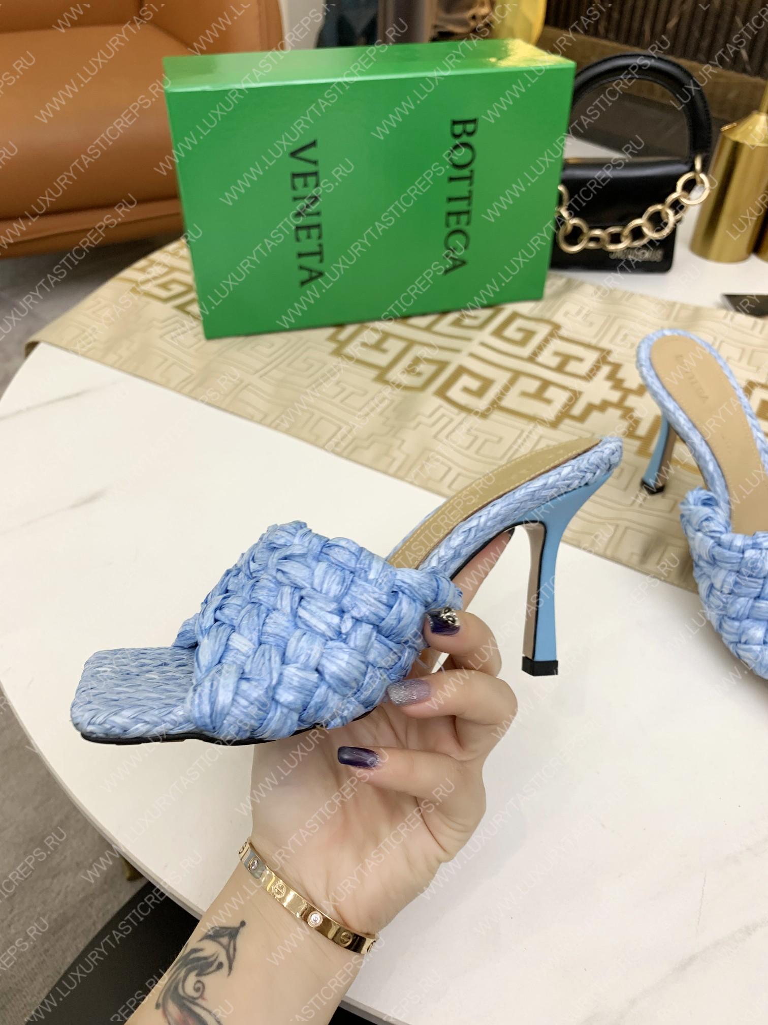 bo*te*ga Ve*ne*ta dot wave mules blue 708882v