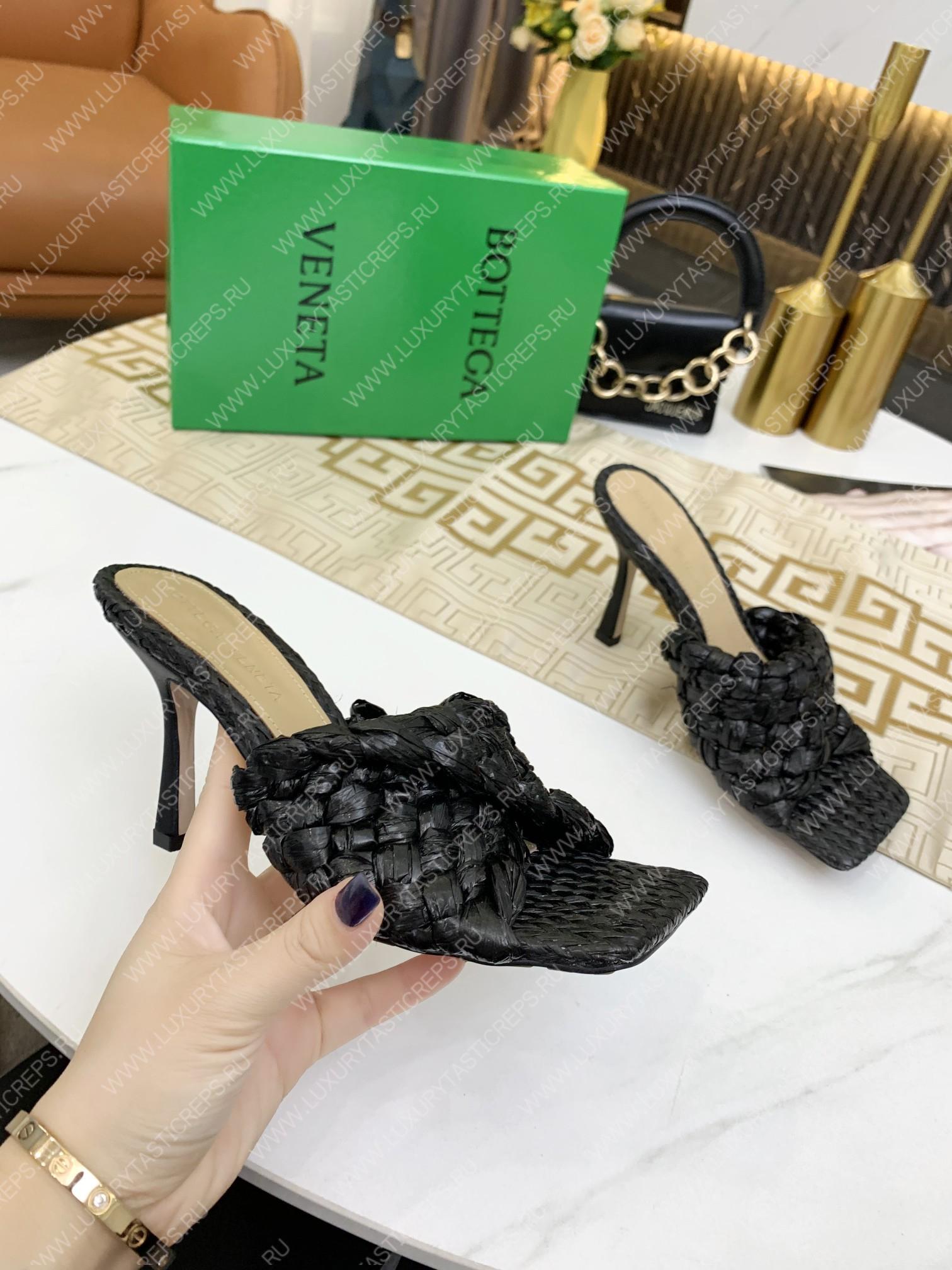 bo*te*ga Ve*ne*ta dot wave mules black 708882v