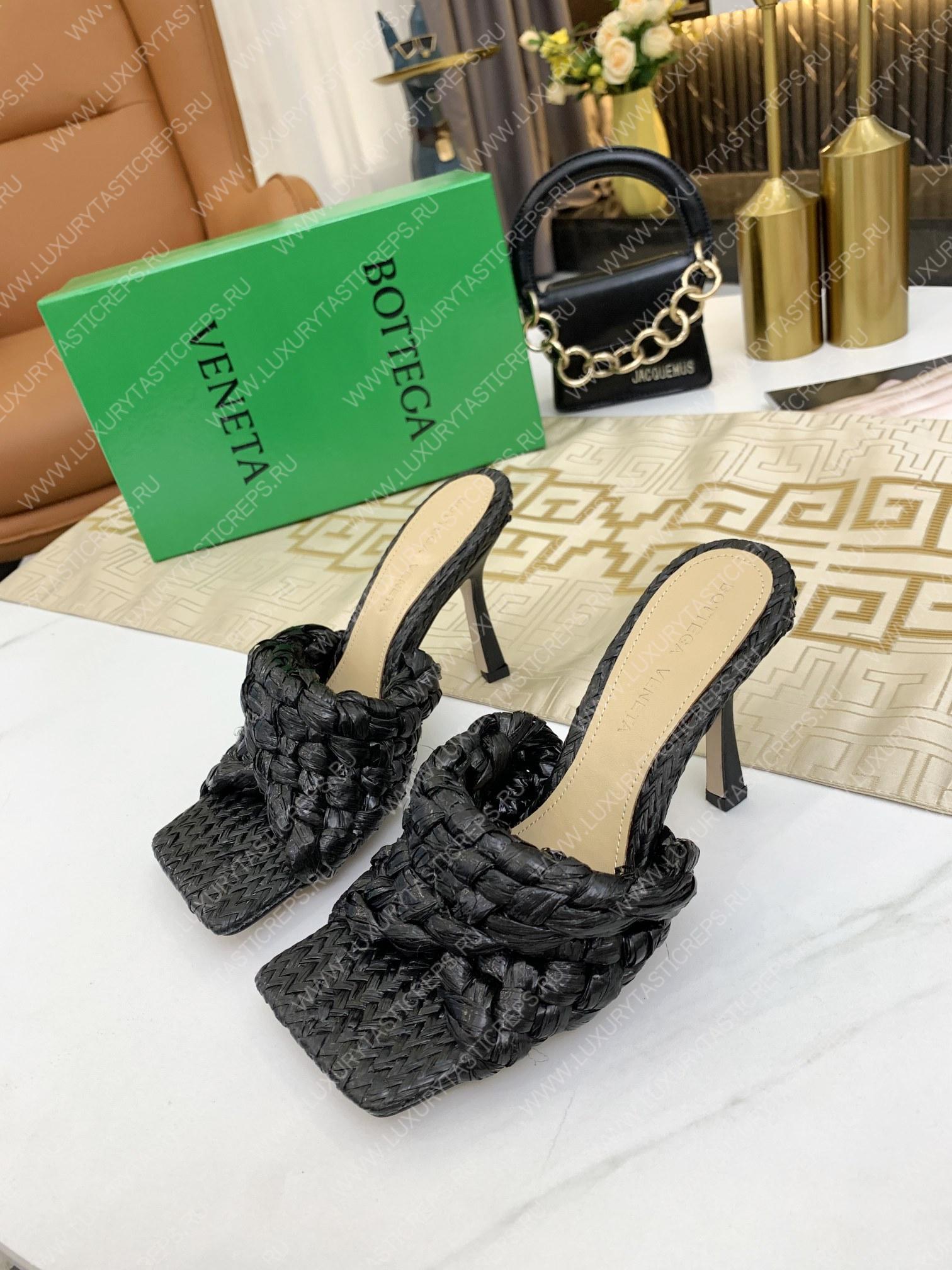 bo*te*ga Ve*ne*ta dot wave mules black 708882v