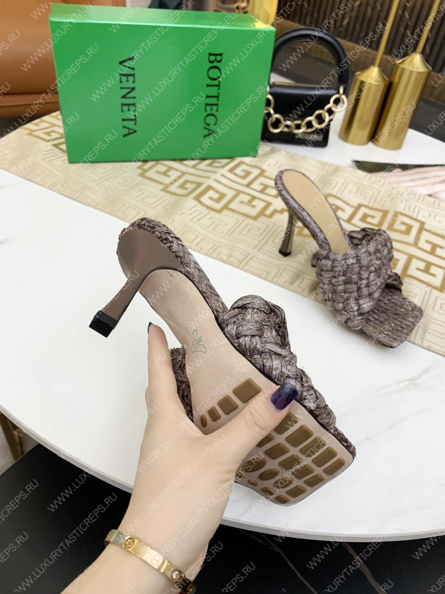 bo*te*ga Ve*ne*ta dot wave mules brown 708882v