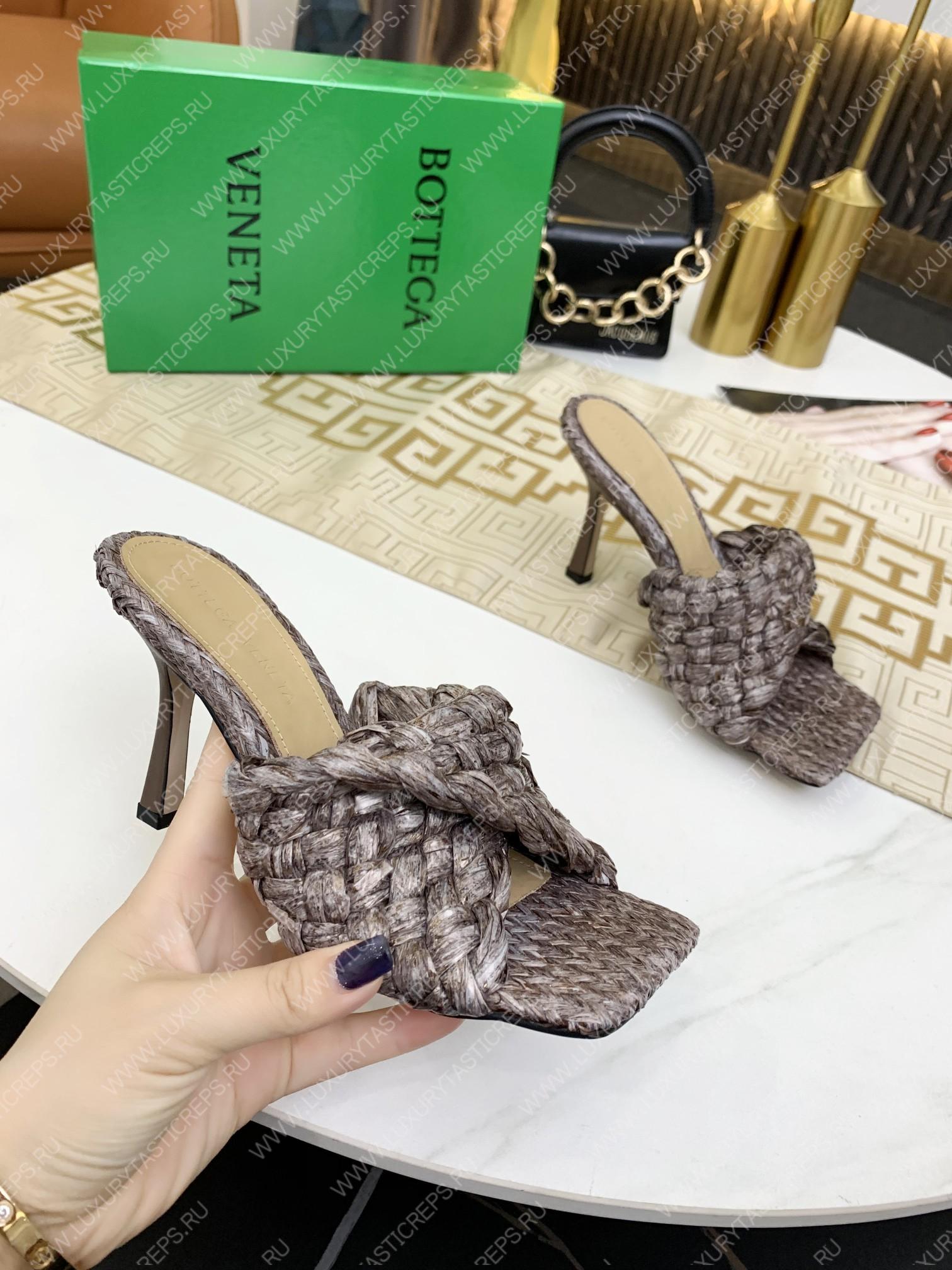 bo*te*ga Ve*ne*ta dot wave mules brown 708882v