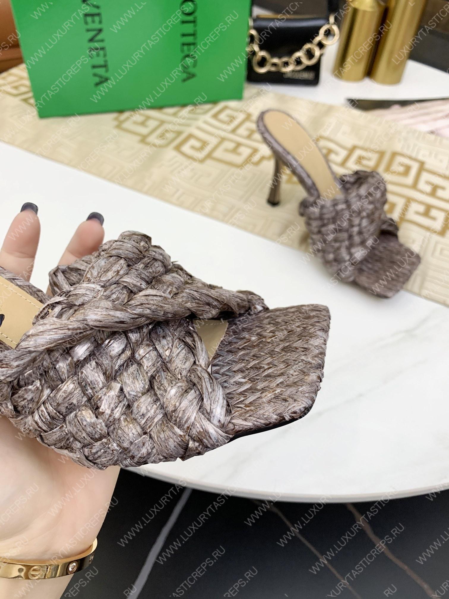 bo*te*ga Ve*ne*ta dot wave mules brown 708882v