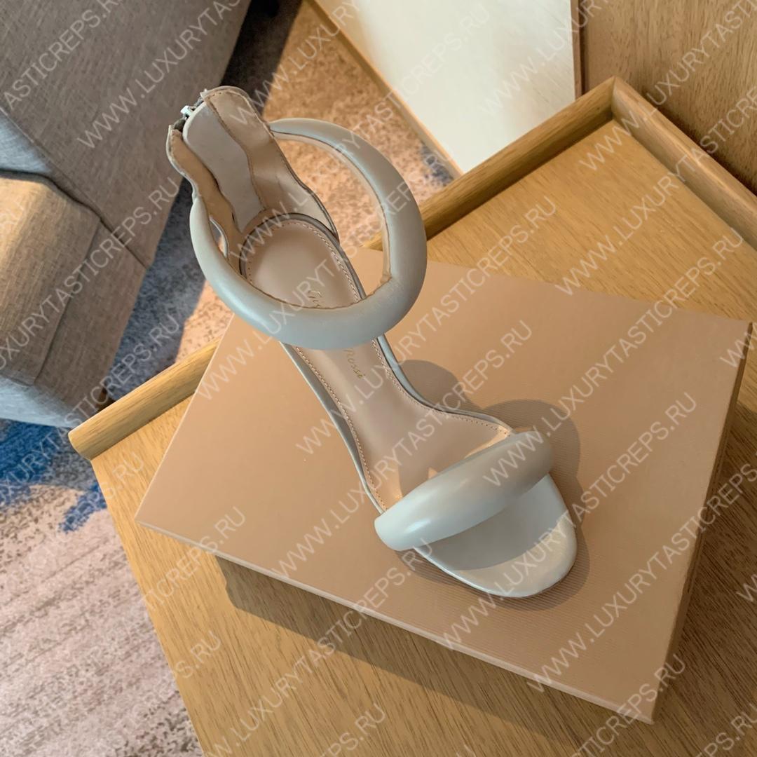 GIANVITO ROSSI BIJOUX NAPPA SANDAL WHITE G61635