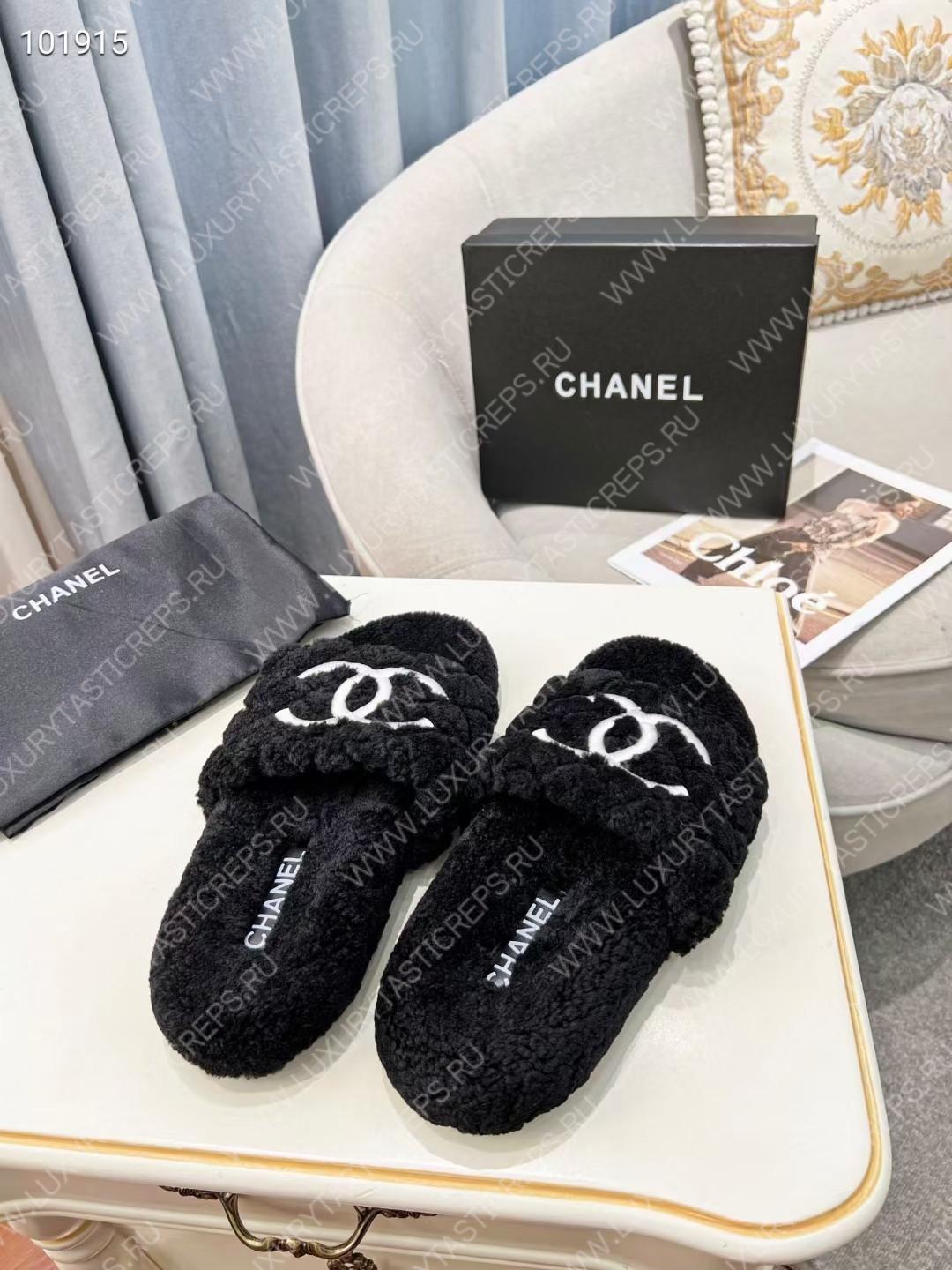 Ch*el wool mules black g39059