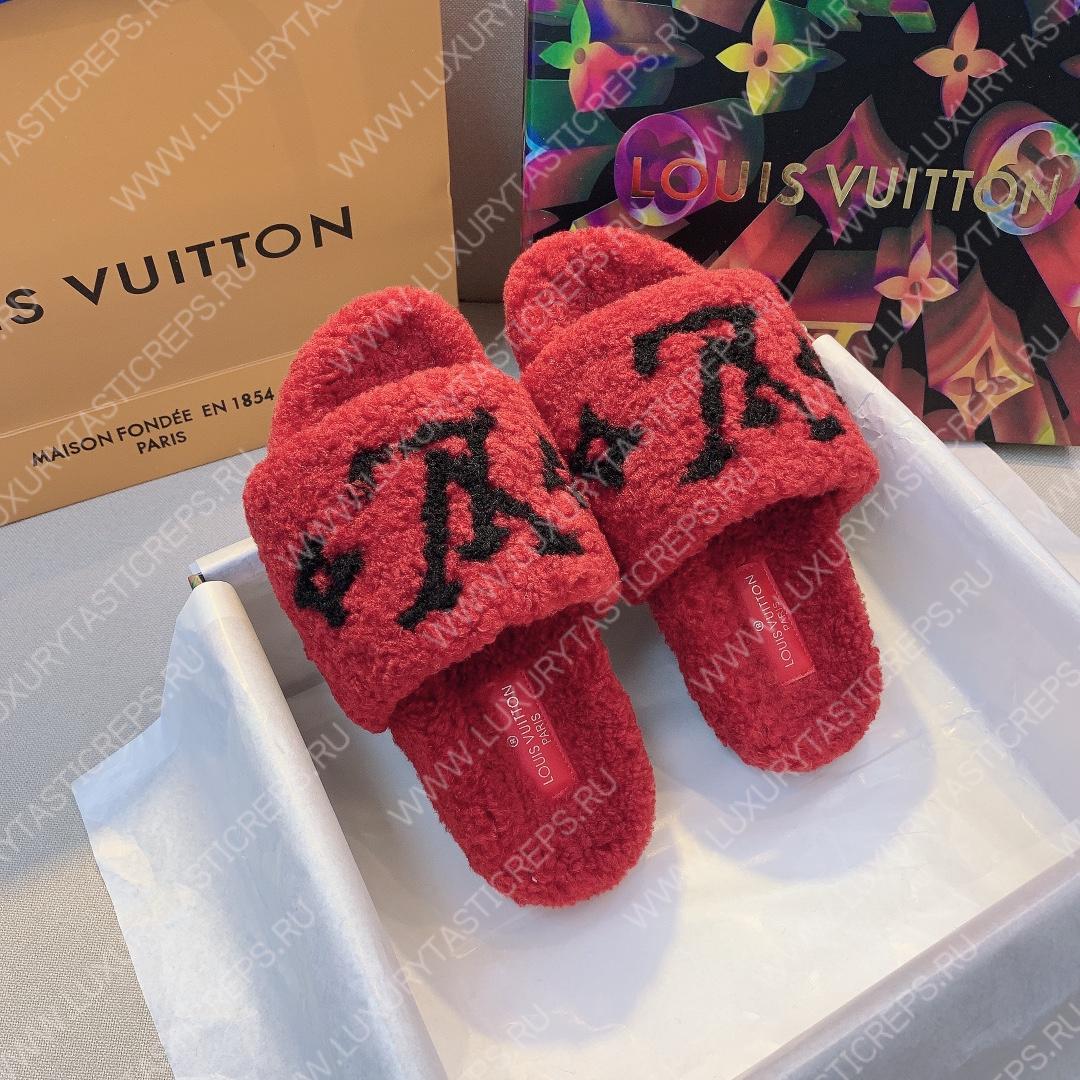 l**is V*t*n paseo flat comfort mule red/black 1a8vgh