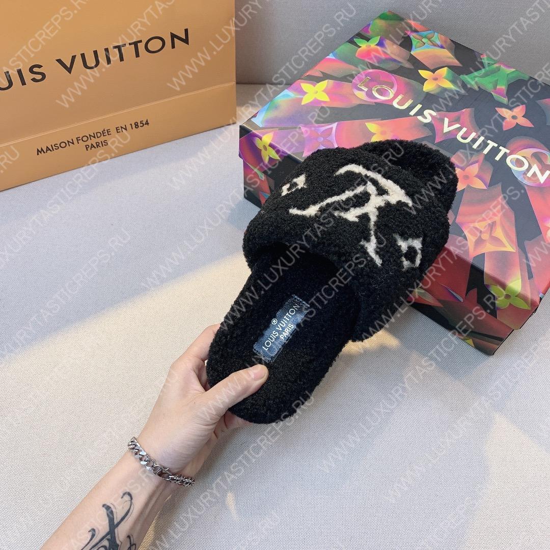 L**is vitton paseo flat comfort mule noir 1a8zin