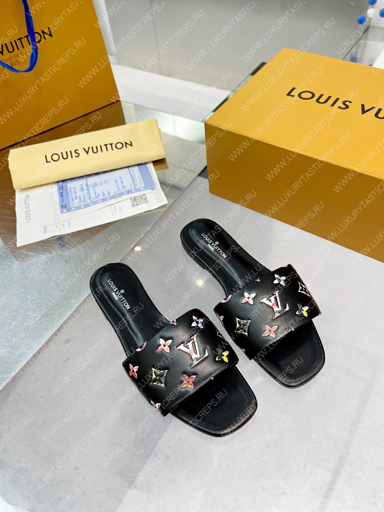 l**is V*t*n revival flat mules black 1aaor5