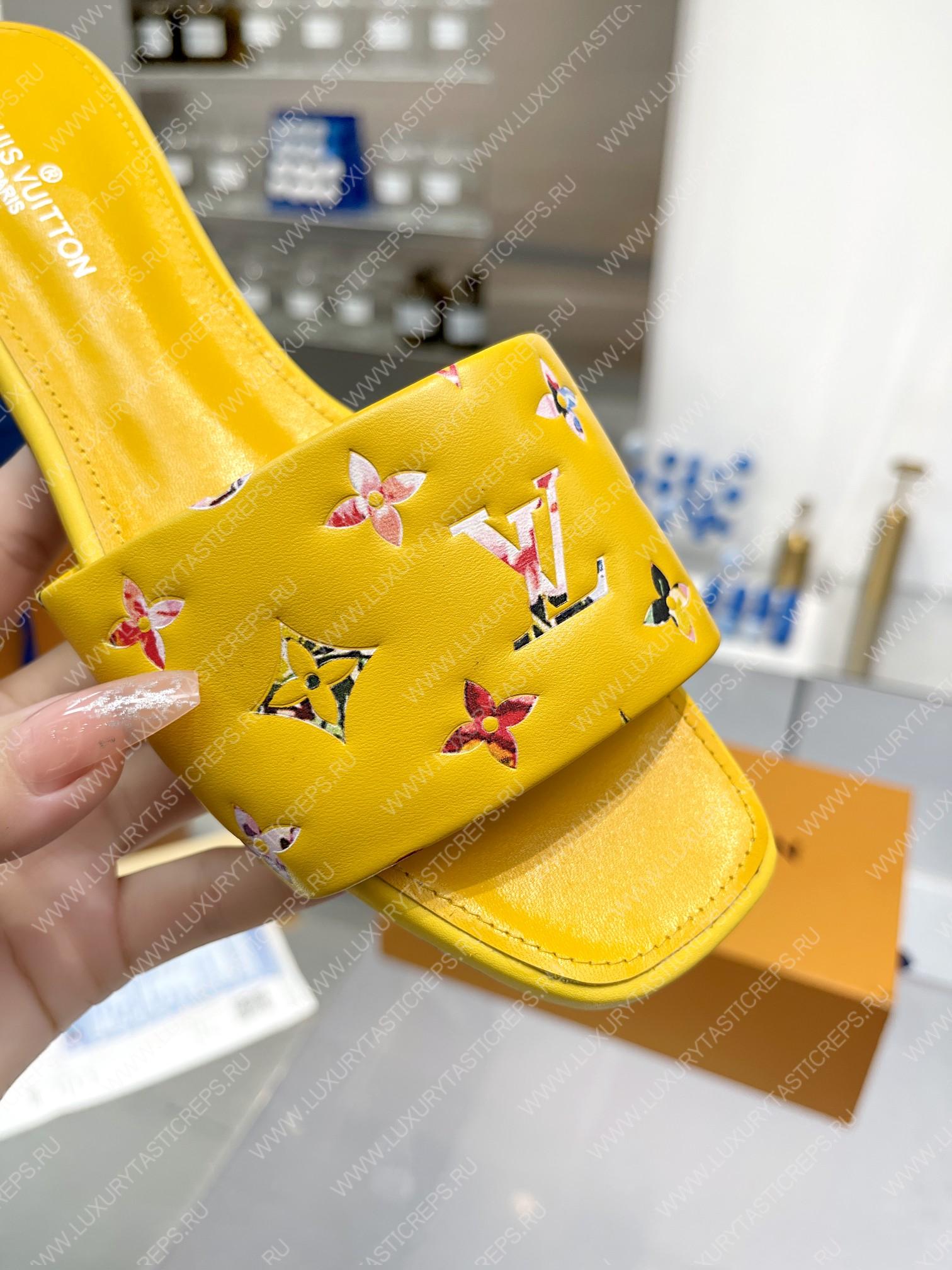 l**is V*t*n revival flat mules yellow 1aaor5