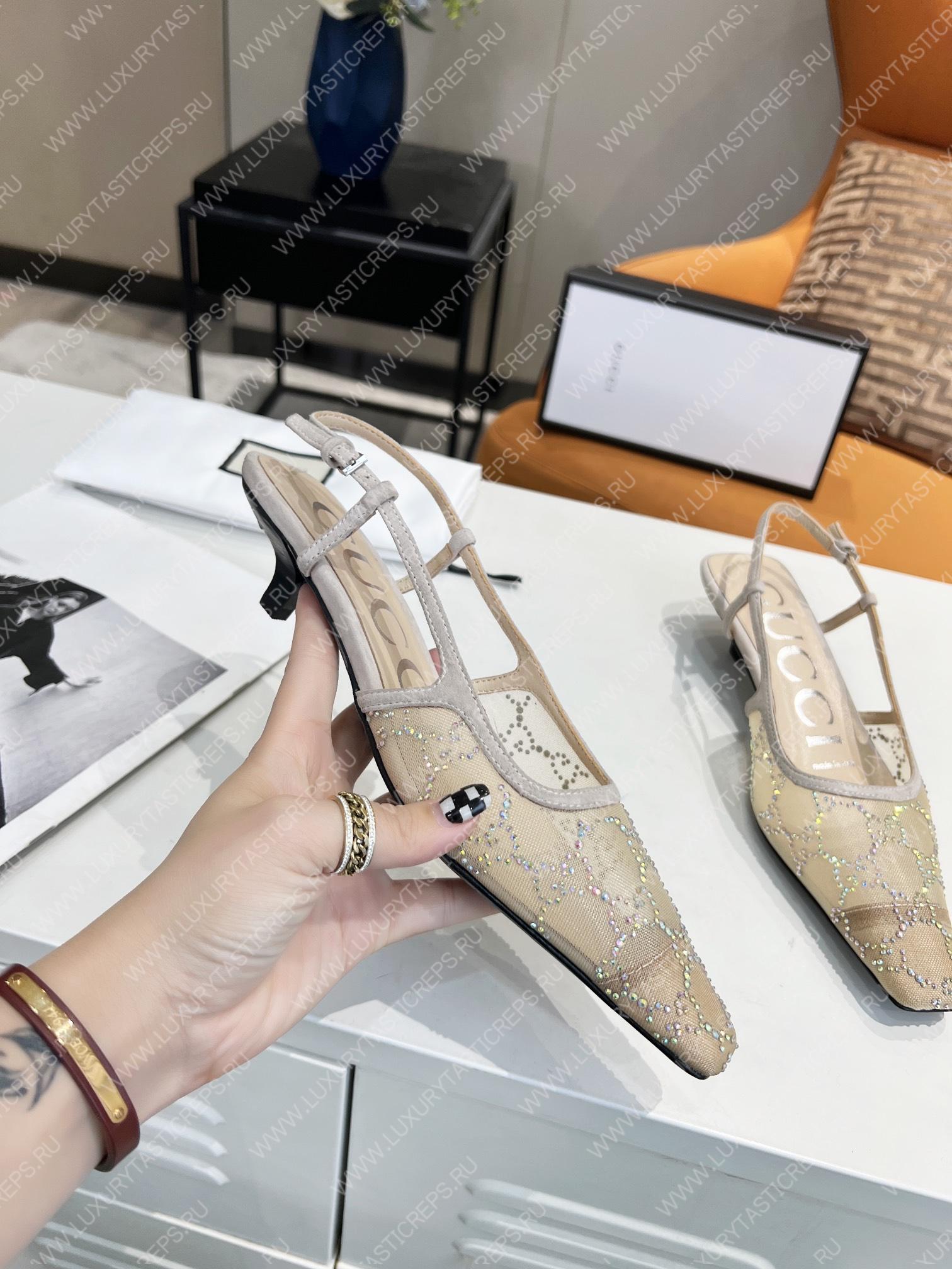 G*u*i gg slingback pump fawn 675829