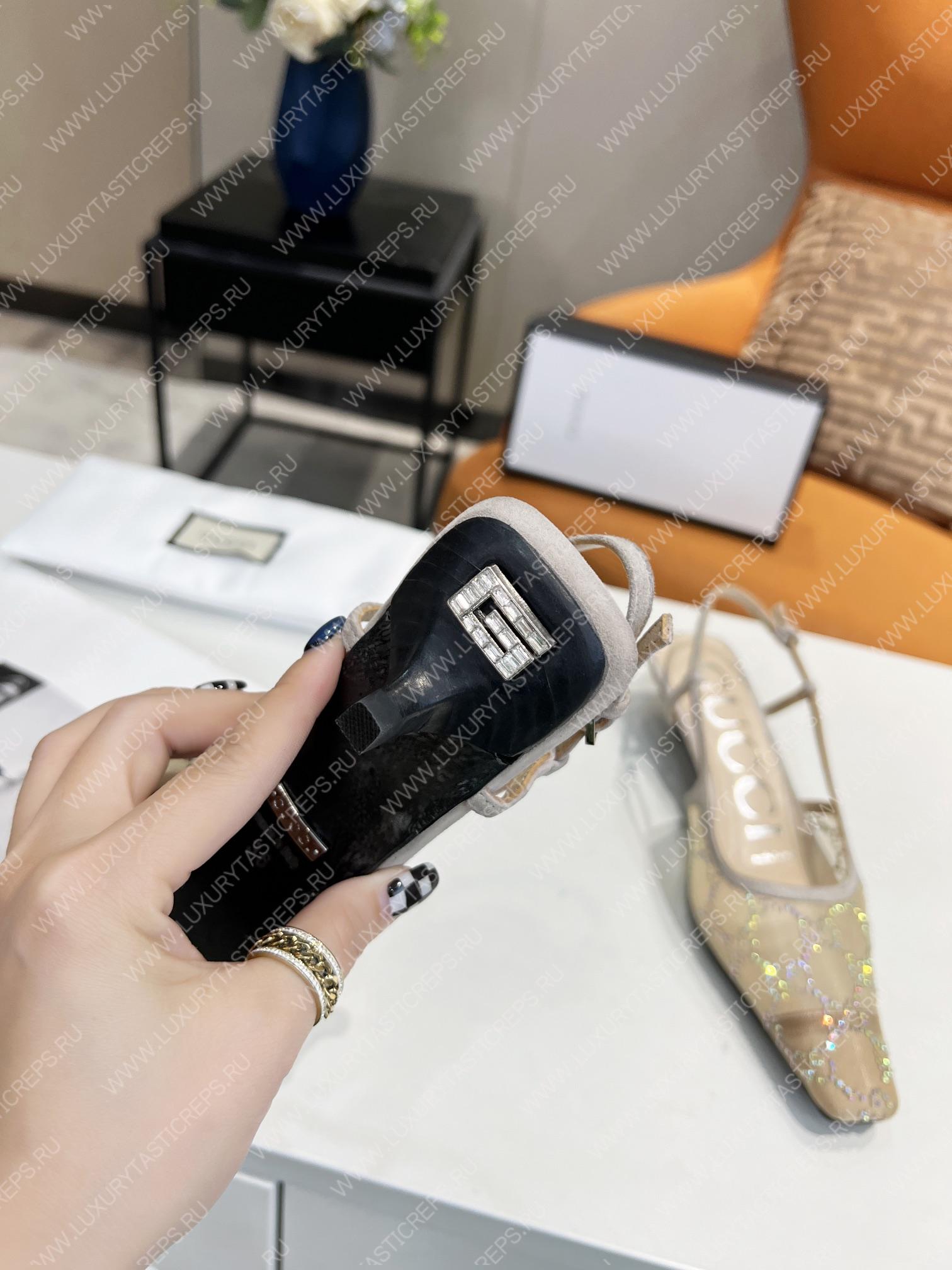 G*u*i gg slingback pump fawn 675829