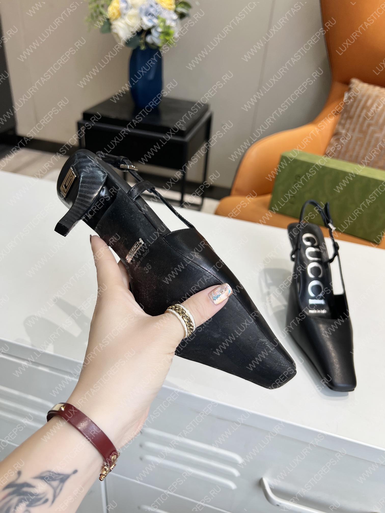 G*u*i slingback pump black 674666