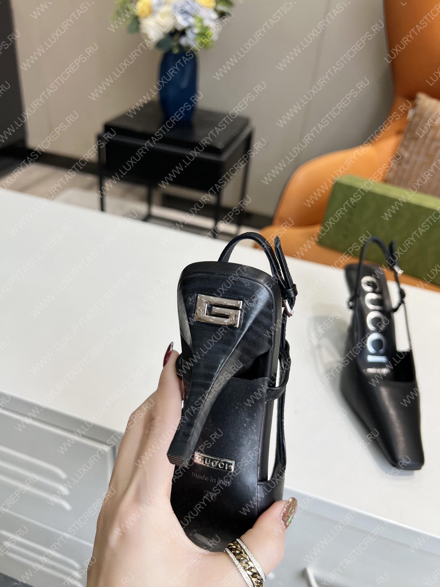 G*u*i slingback pump black 674666