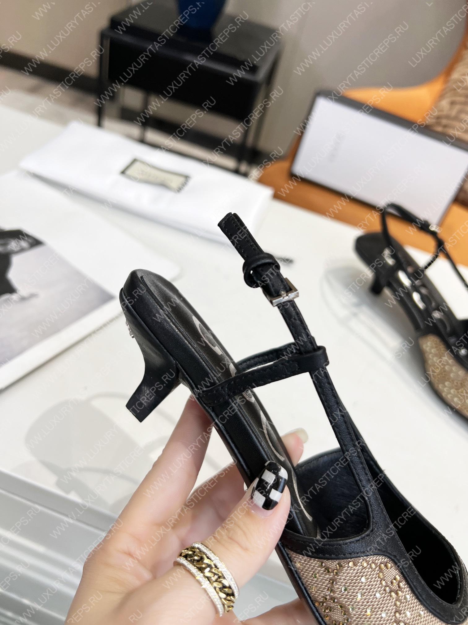 G*u*i gg slingback pump beige 693210