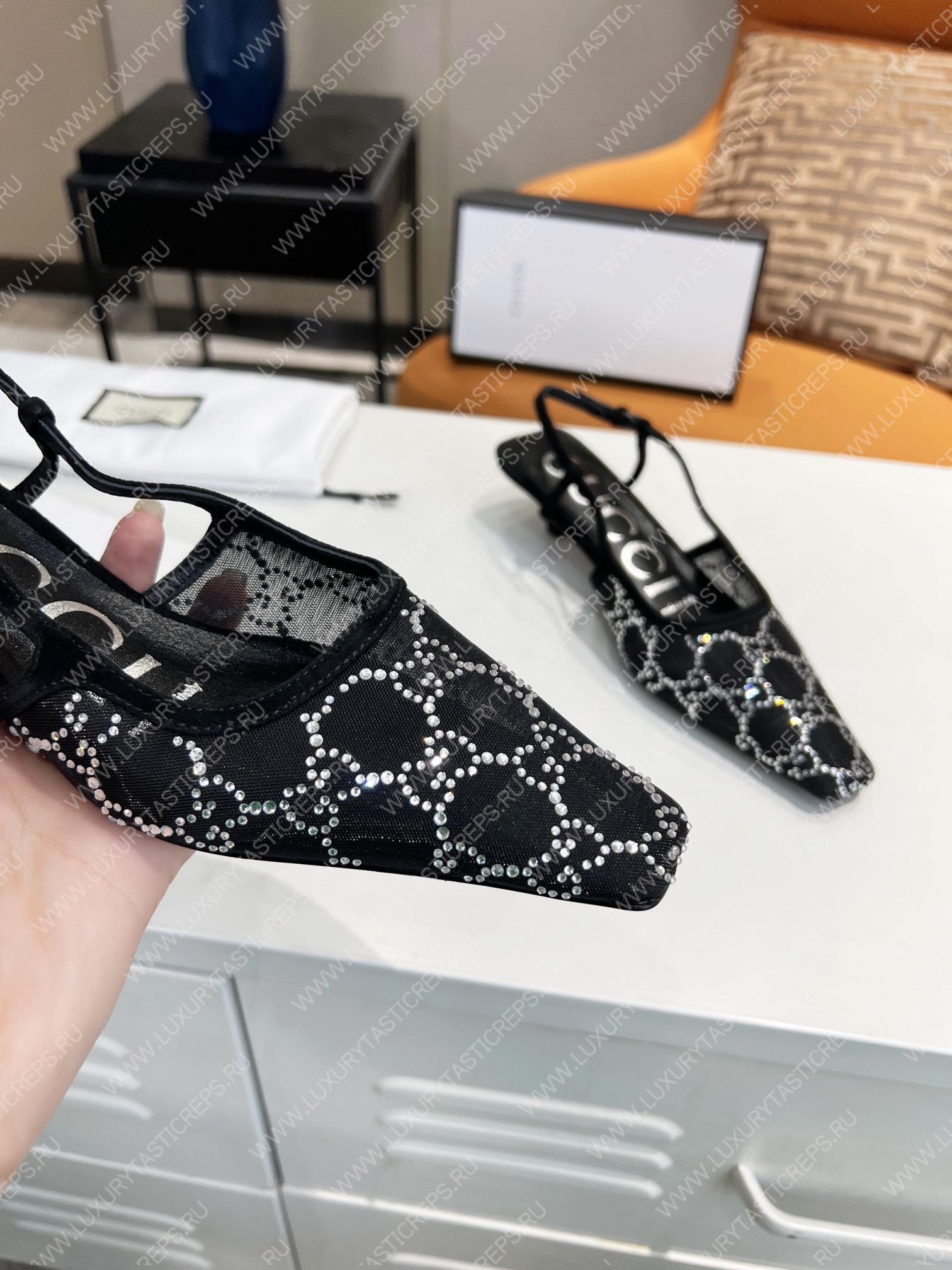 G*u*i gg slingback pump black 675829