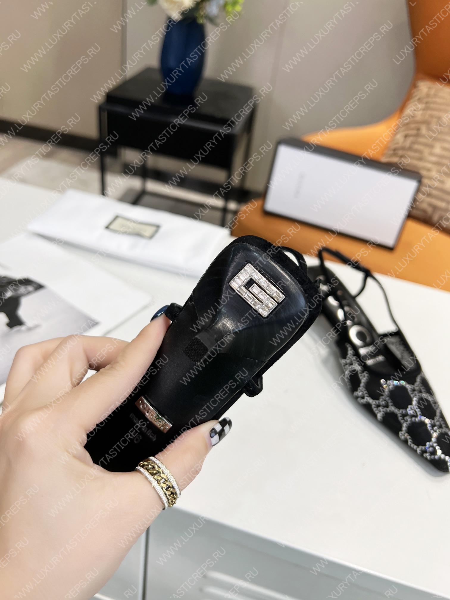 G*u*i gg slingback pump black 675829