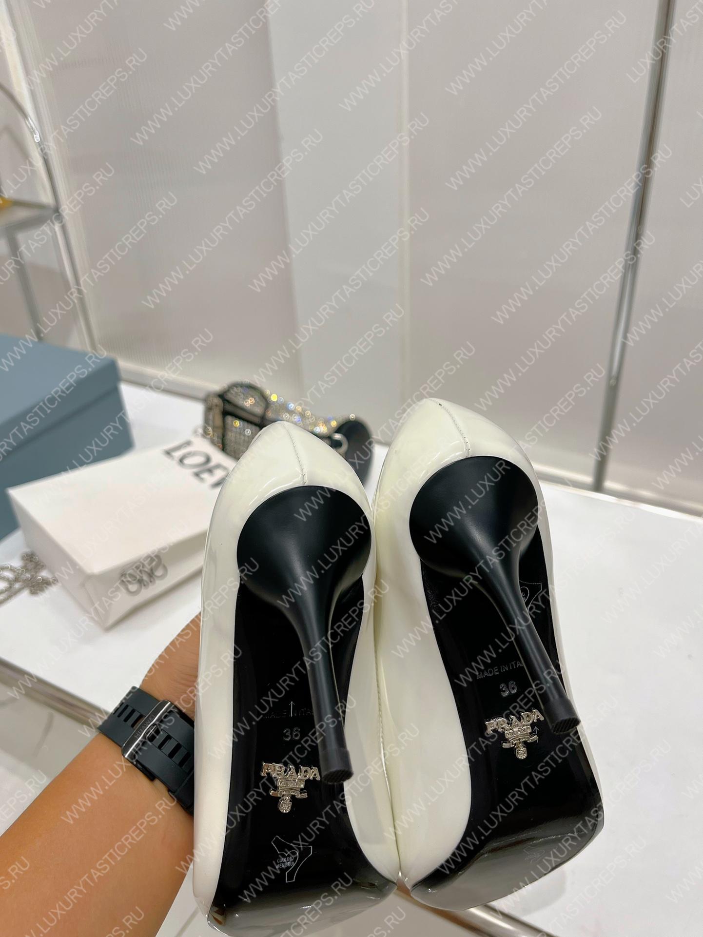 Pra*a slingback pump white 1i001n