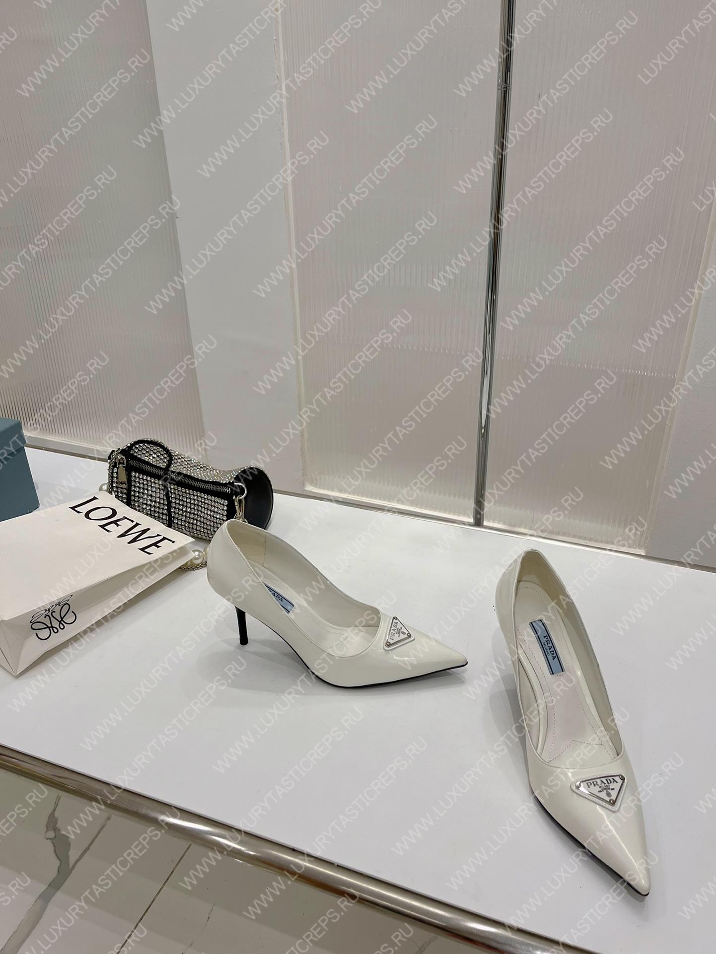 Pra*a slingback pump white 1i001n