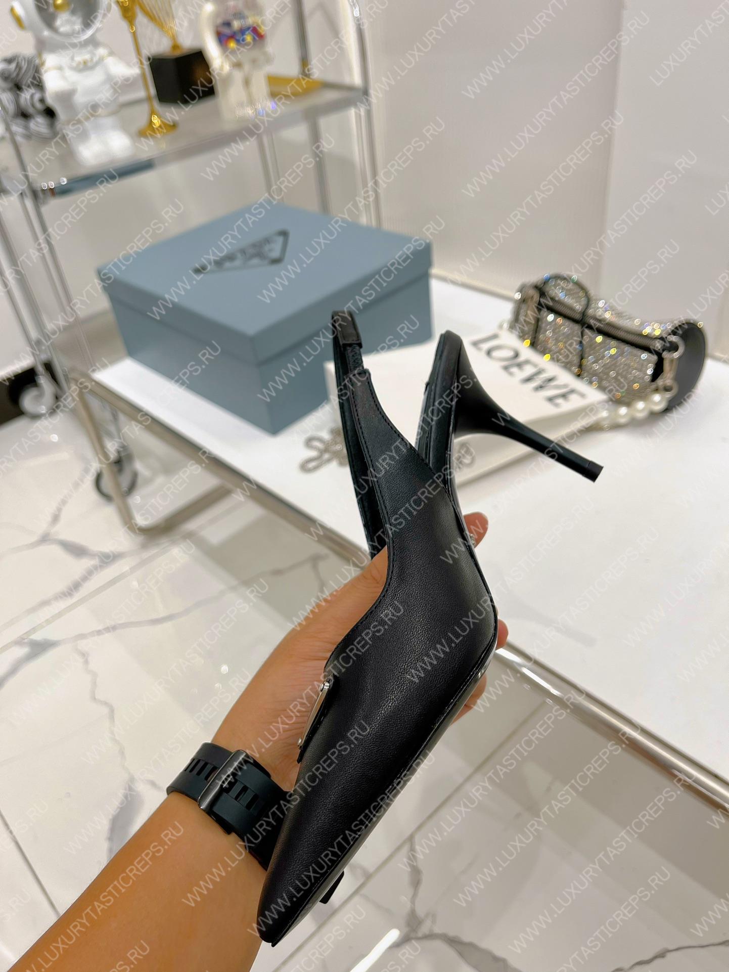 Pra*a slingback pump black 1i002n