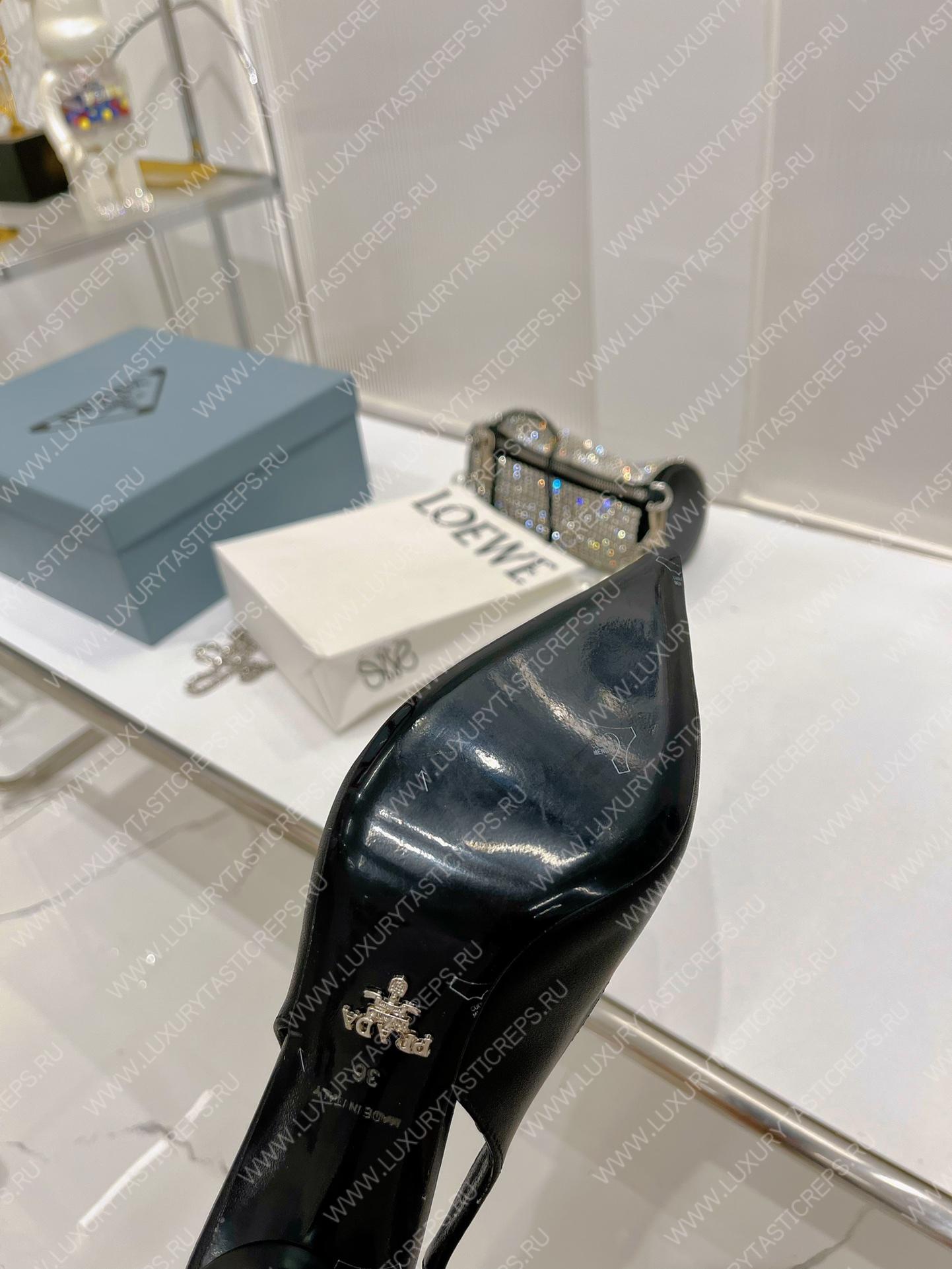 Pra*a slingback pump black 1i002n