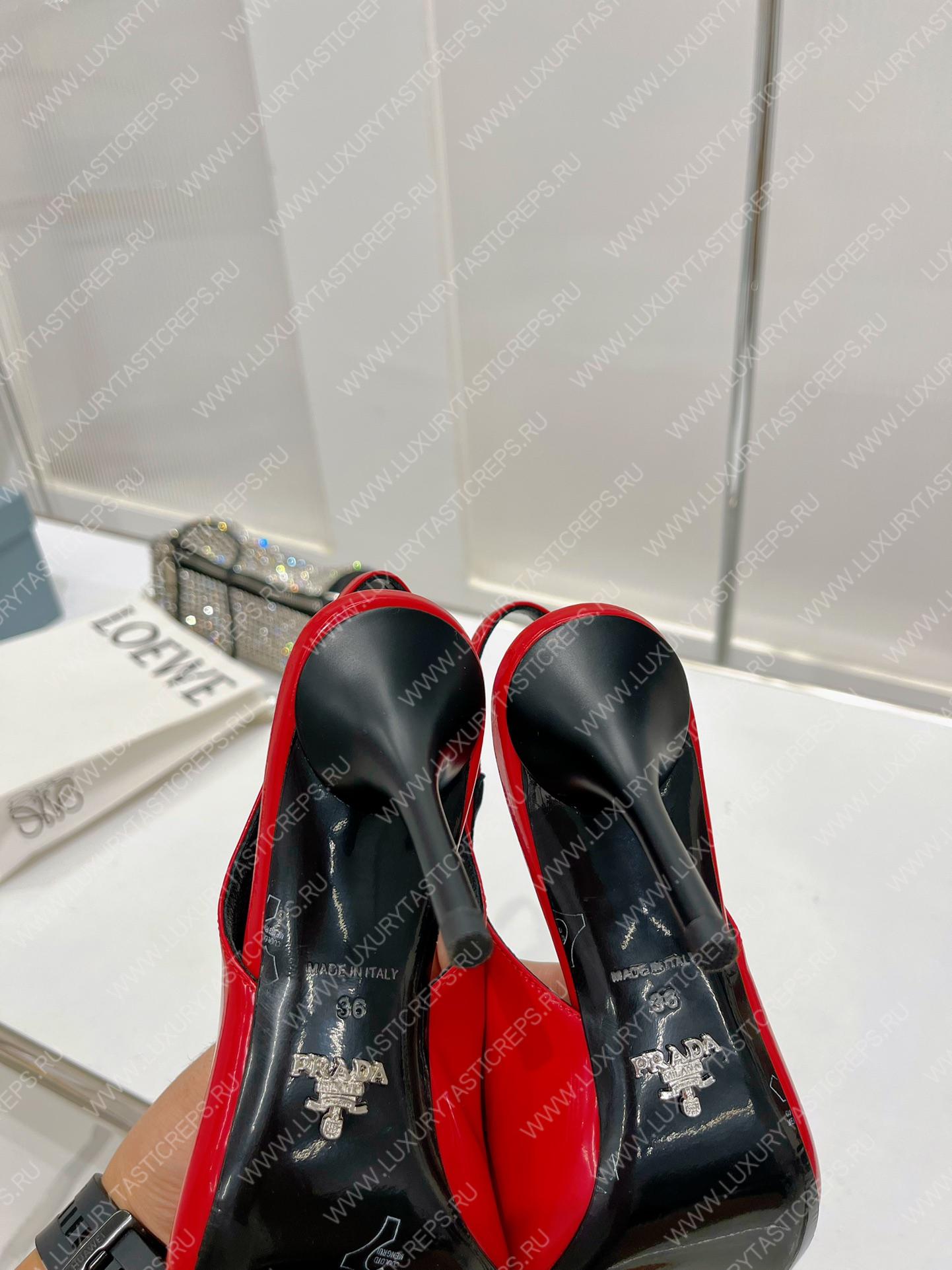 Pra*a slingback pump red 1i002n