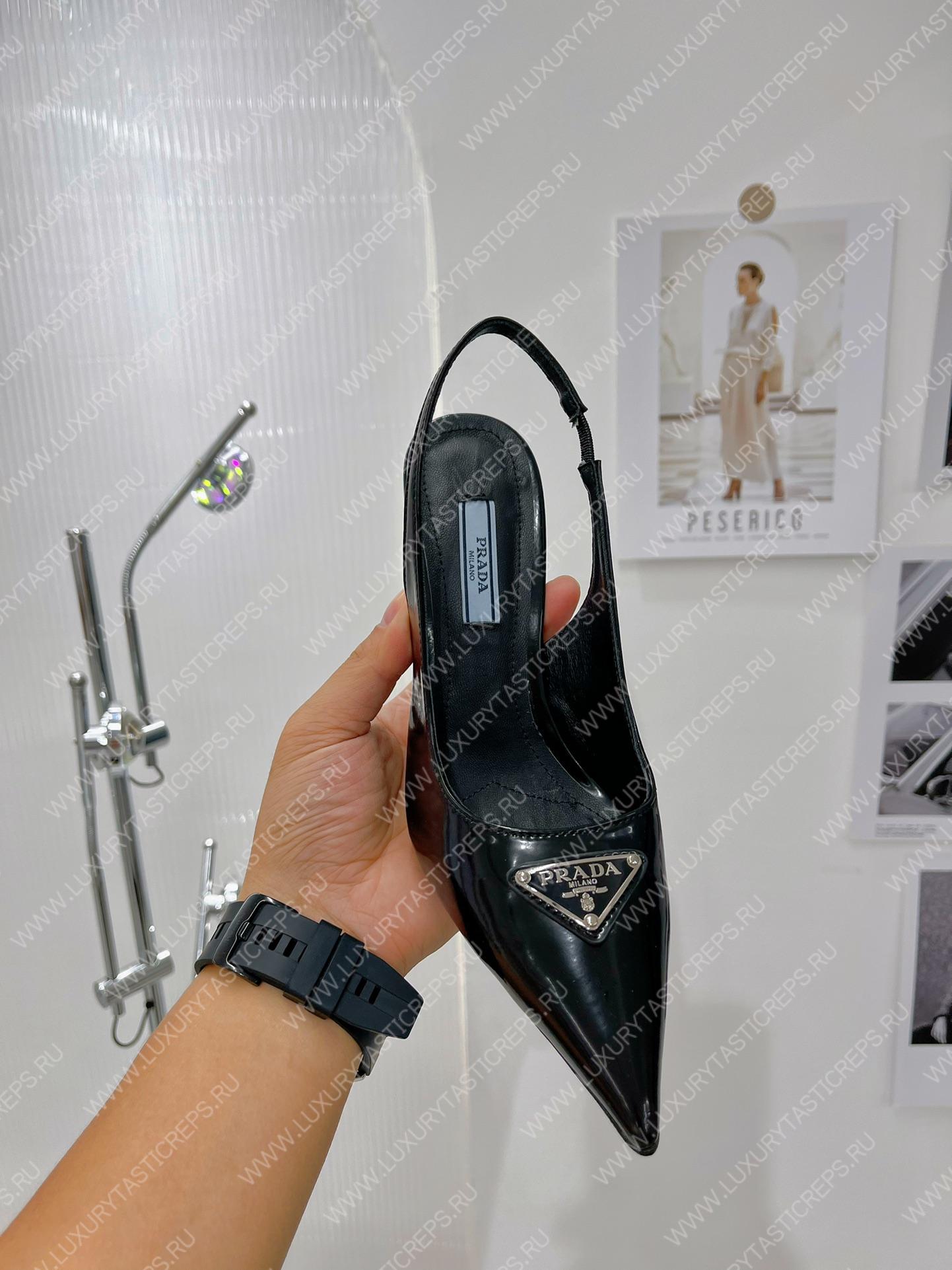Pra*a slingback pump black 1i002n