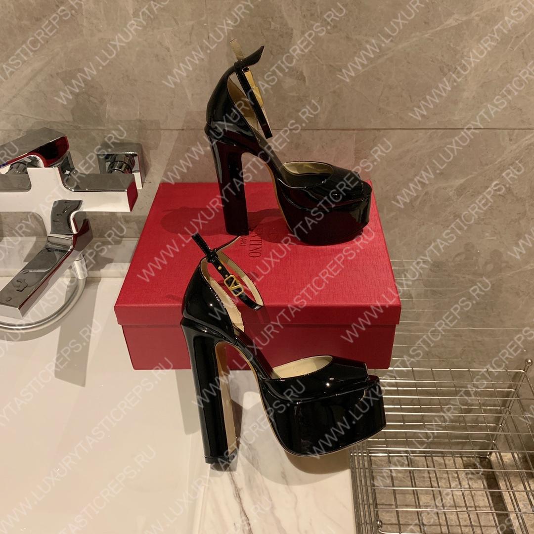 VALENTINO TAN-GO PLATFORM SANDAL BLACK 1W2S0FE0VNE_I16