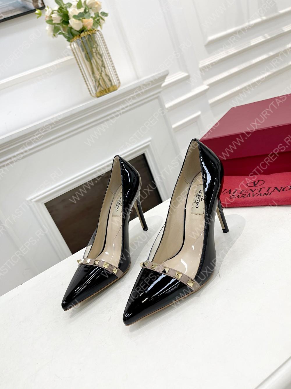 VALENTINO V BUCKLE PUMPS BLACK 1W2S0FH8LAFGF9