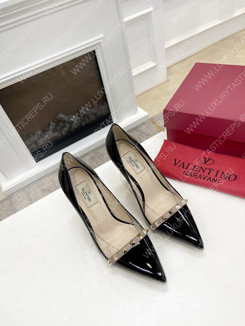 VALENTINO V BUCKLE PUMPS BLACK 1W2S0FH8LAFGF9