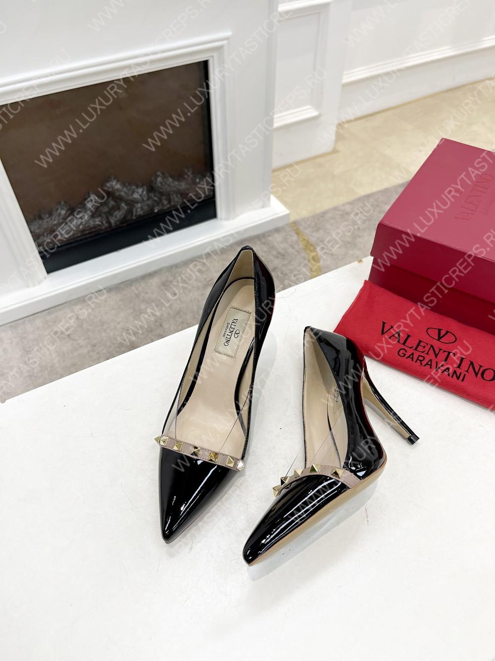 VALENTINO V BUCKLE PUMPS BLACK 1W2S0FH8LAFGF9