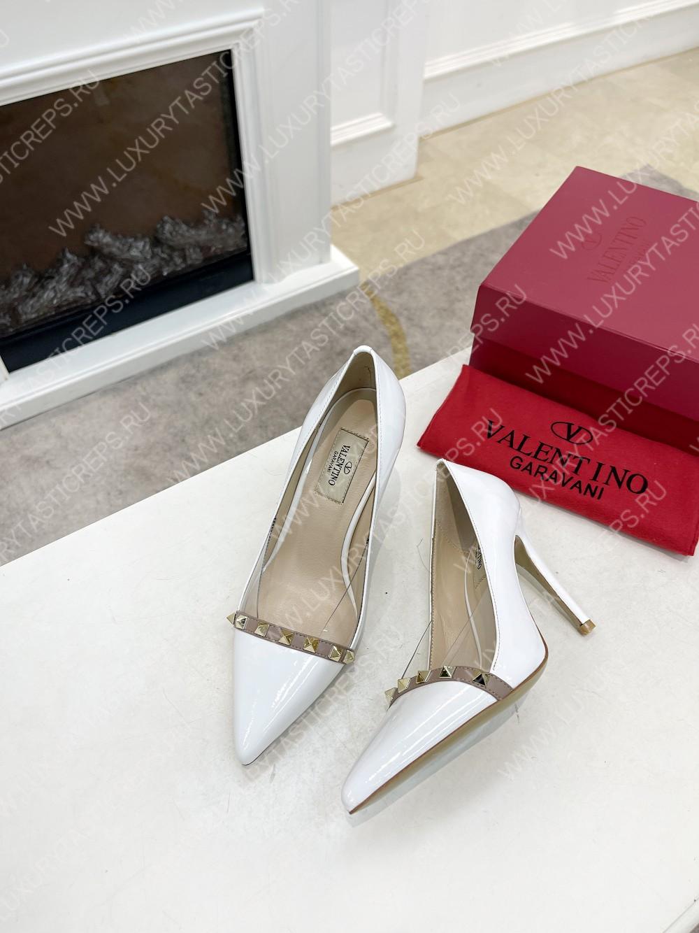 VALENTINO V BUCKLE PUMPS WHITE 1W2S0FH8LAFGF9