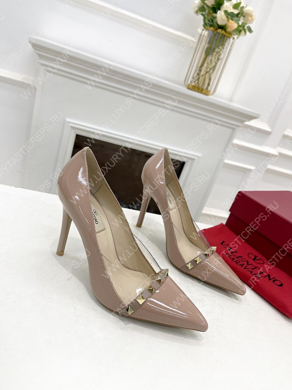 VALENTINO V BUCKLE PUMPS NUDE 1W2S0FH8LAFGF9