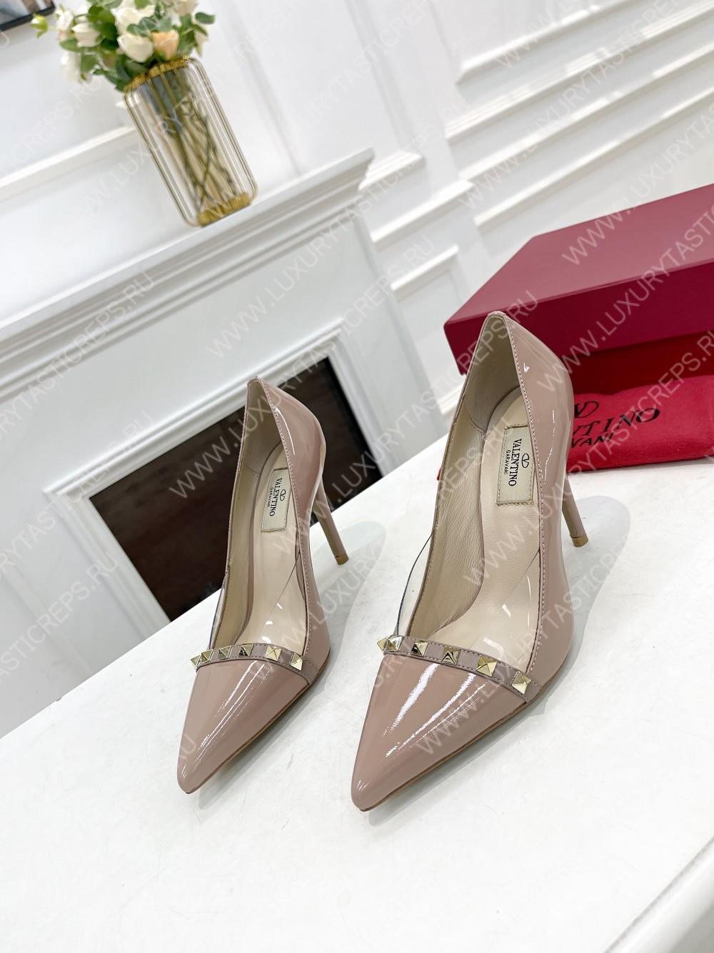 VALENTINO V BUCKLE PUMPS NUDE 1W2S0FH8LAFGF9
