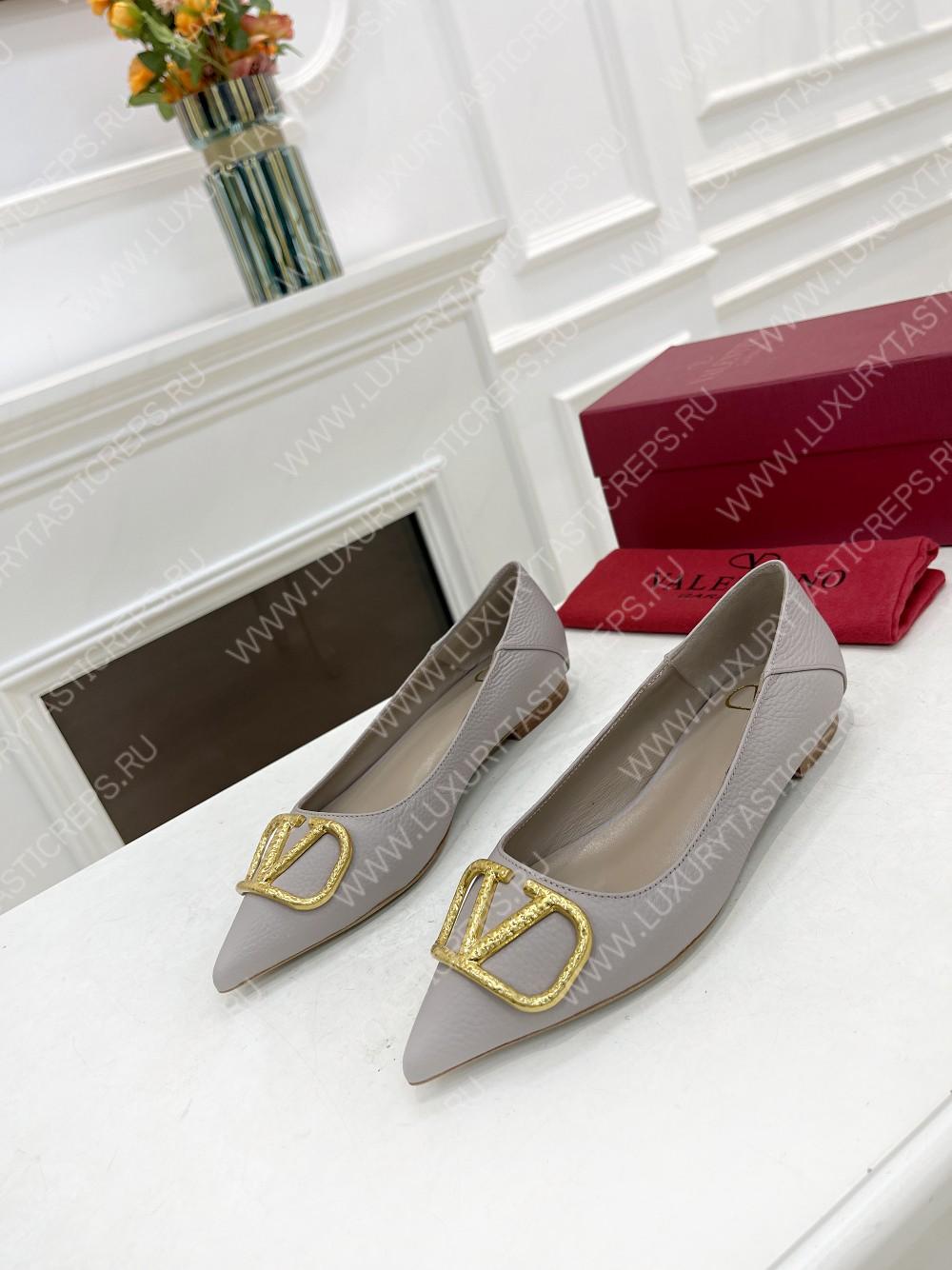 VALENTINO V BUCKLE PUMPS GREY SW2S0Q63DSH0NO