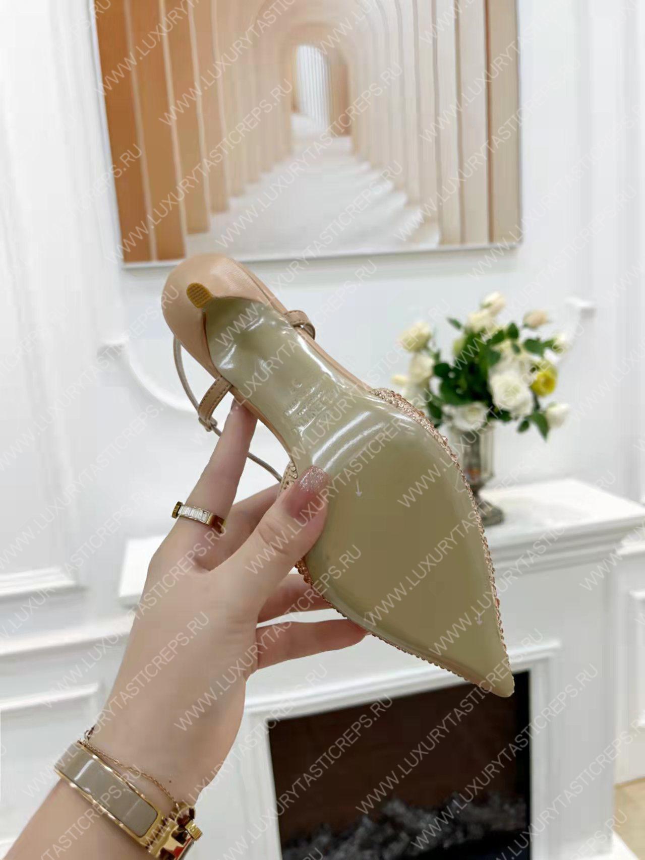 VALENTINO VLOGO SIGNATURE SLINGBACK PUMP NUDE ZW2S0R01MZF0NO