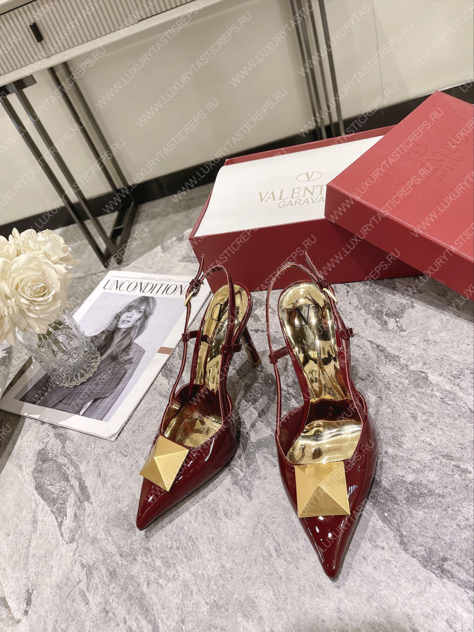 VALENTINO SLINGBACK PUMP CHERRY WS0R01TMK