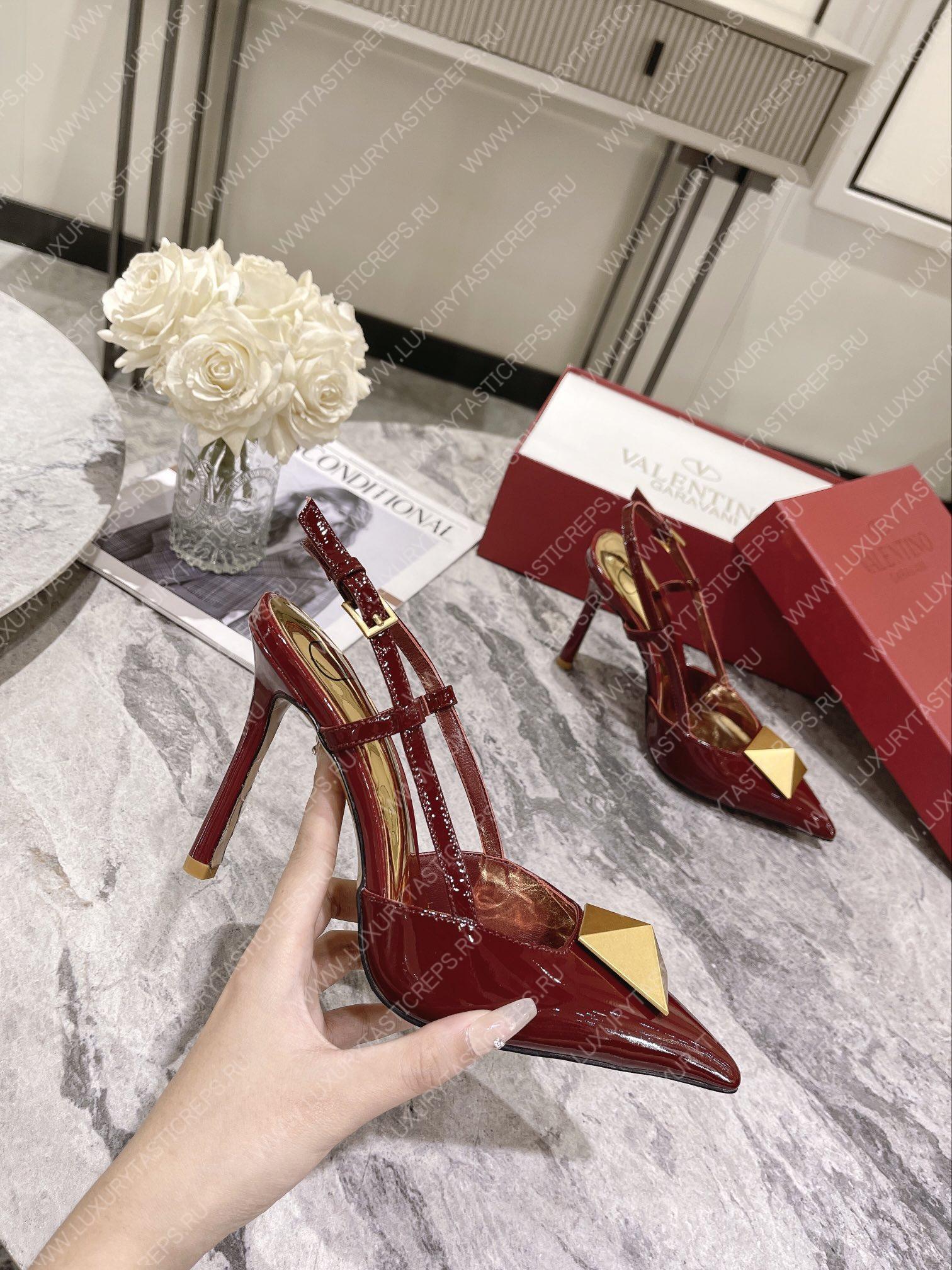 VALENTINO SLINGBACK PUMP CHERRY WS0R01TMK