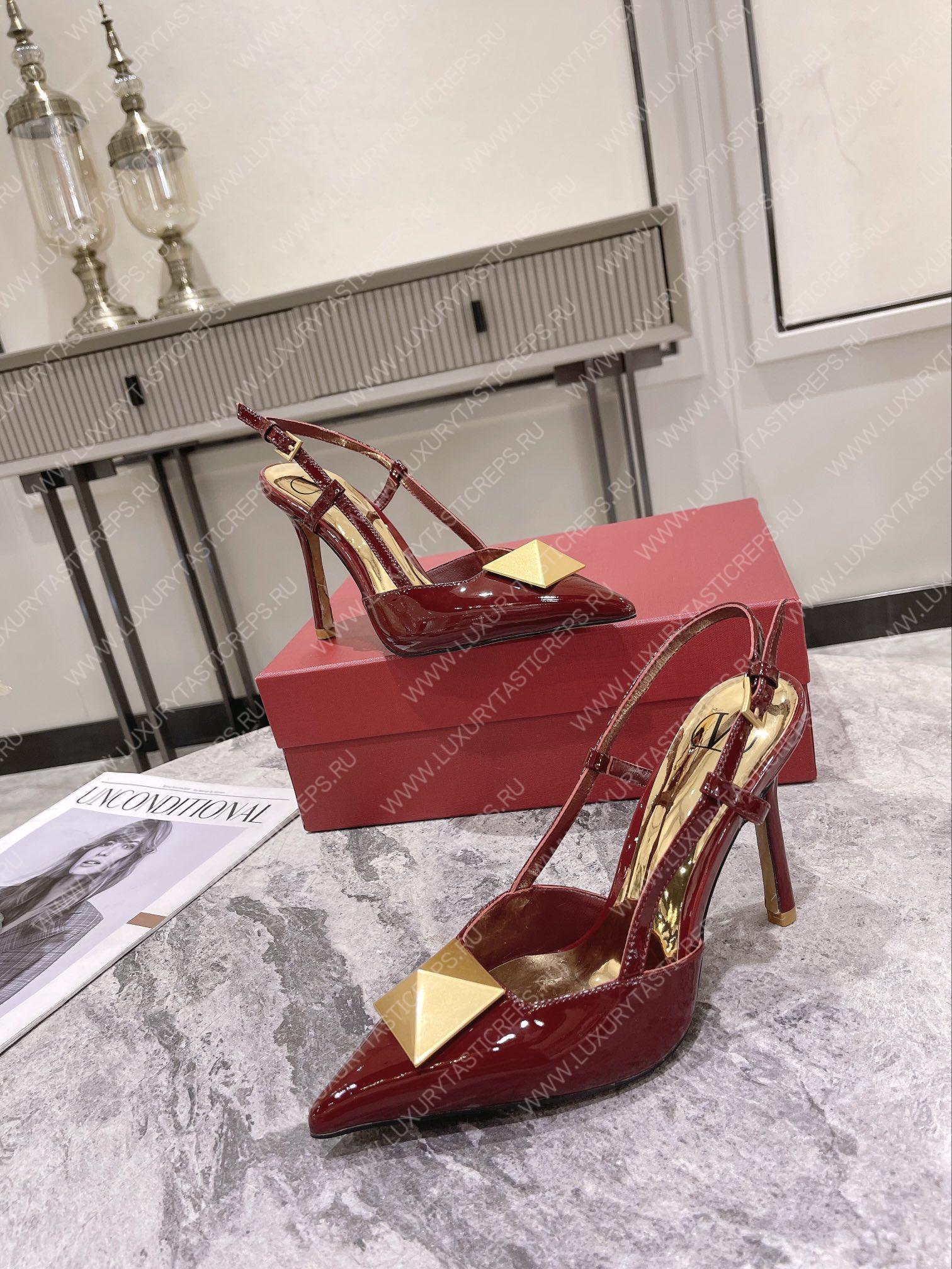 VALENTINO SLINGBACK PUMP CHERRY WS0R01TMK