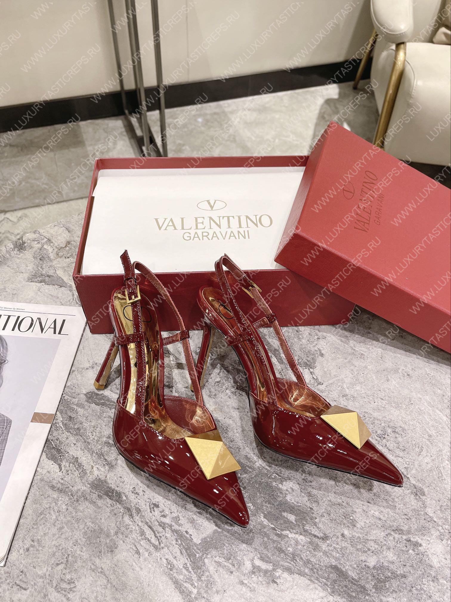 VALENTINO SLINGBACK PUMP CHERRY WS0R01TMK