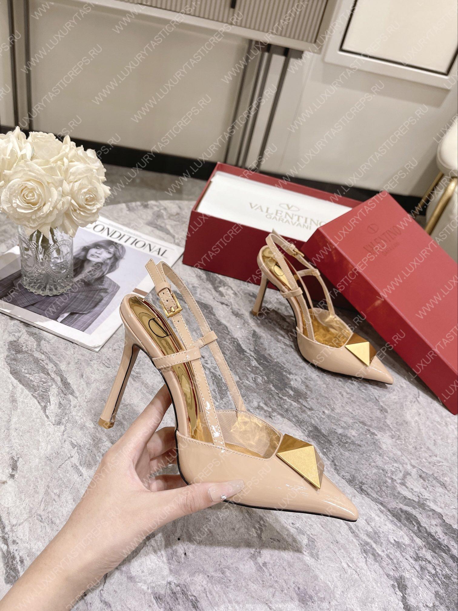 VALENTINO SLINGBACK PUMP POWDER ROSE WS0R01TMK