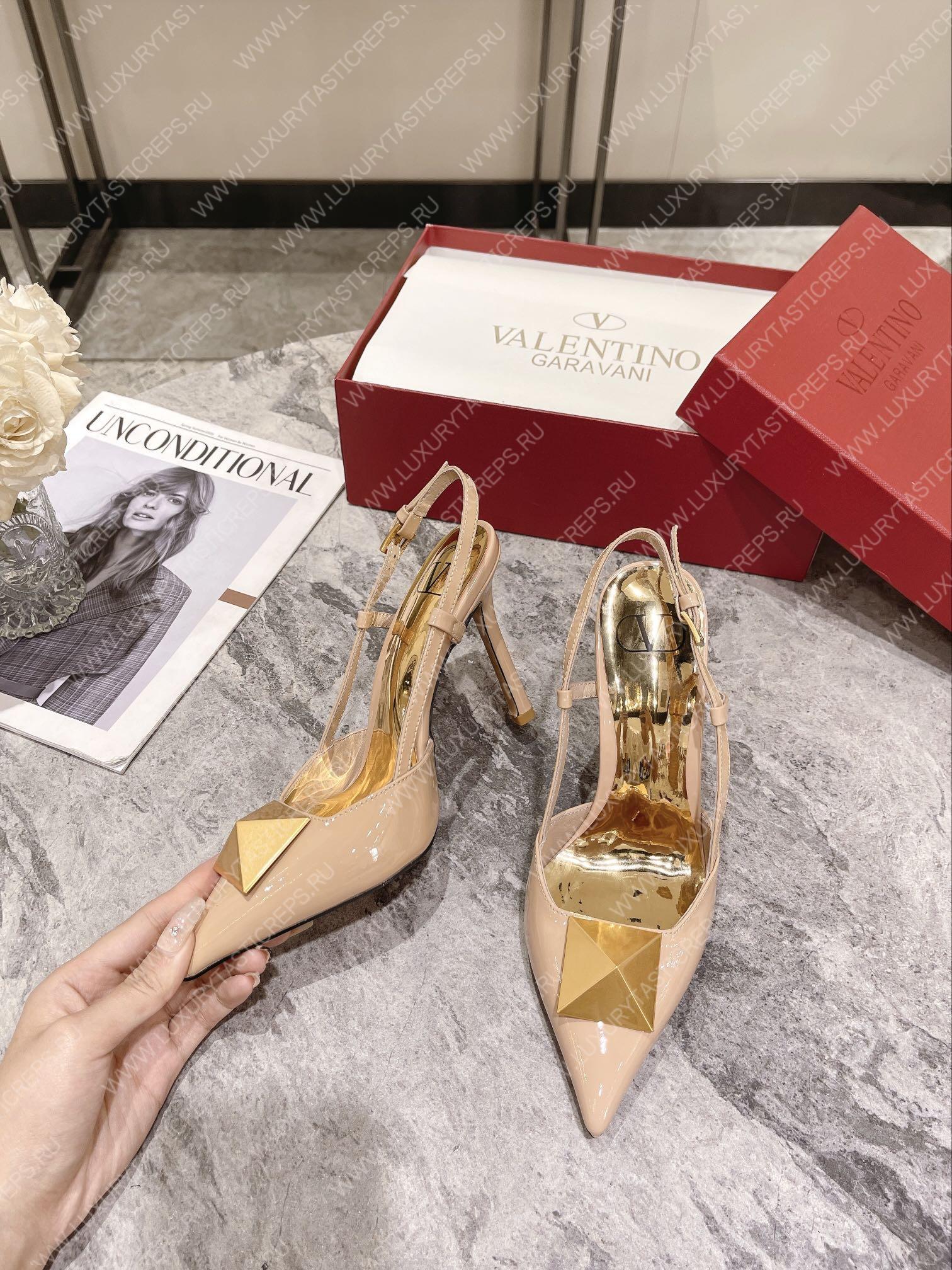 VALENTINO SLINGBACK PUMP POWDER ROSE WS0R01TMK