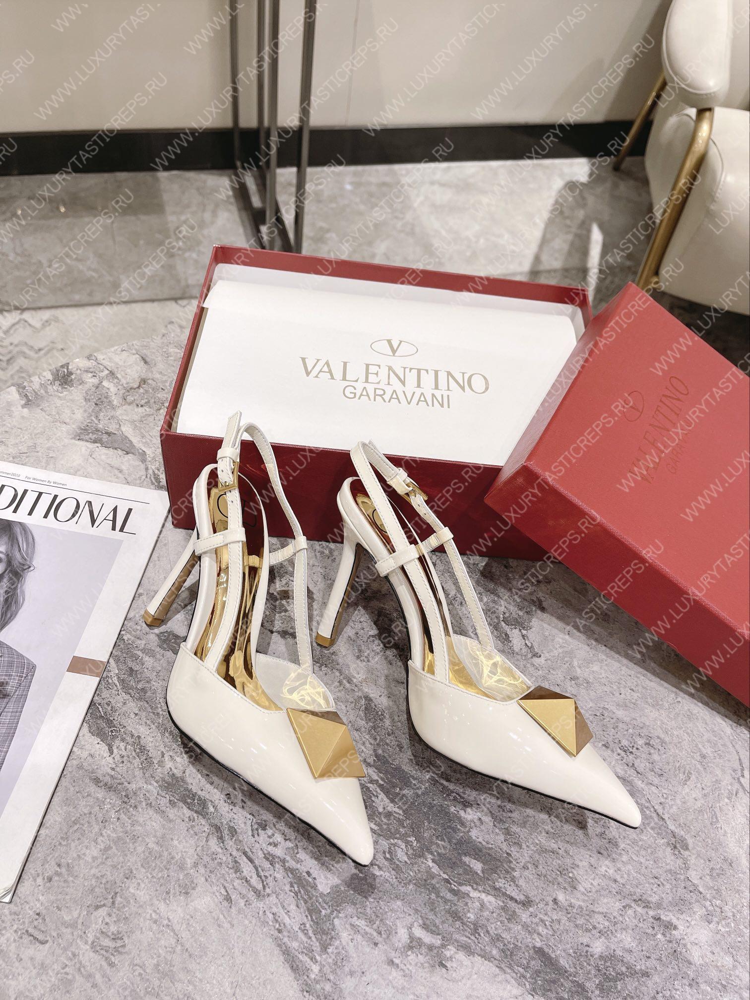 VALENTINO SLINGBACK LIGHT IVORY WS0R01TMK