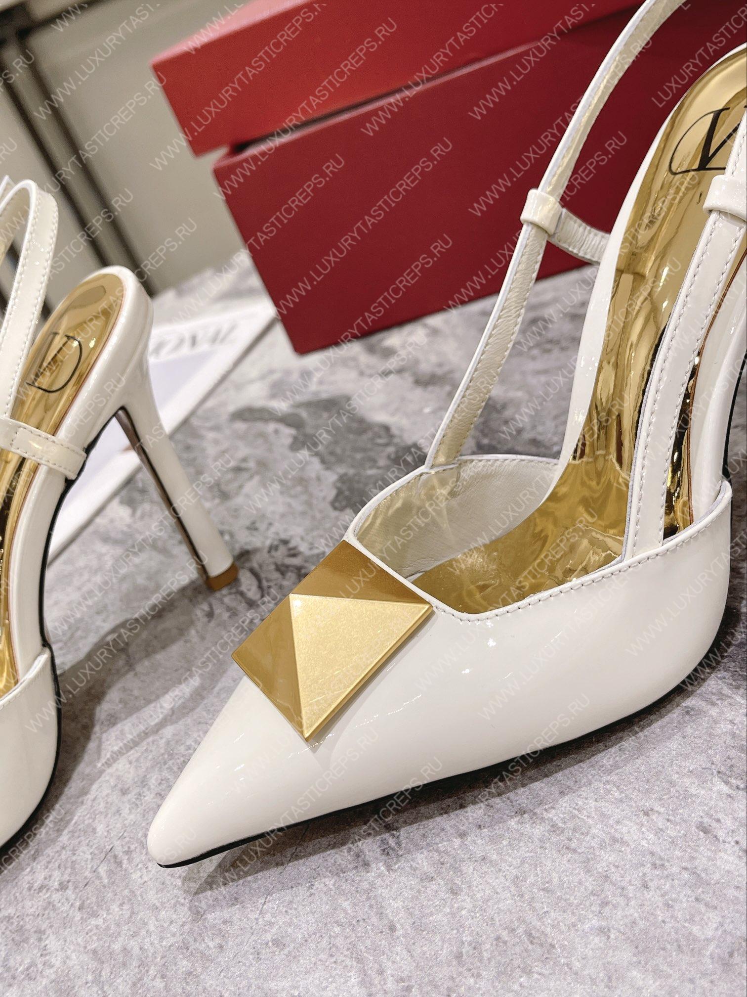VALENTINO SLINGBACK LIGHT IVORY WS0R01TMK