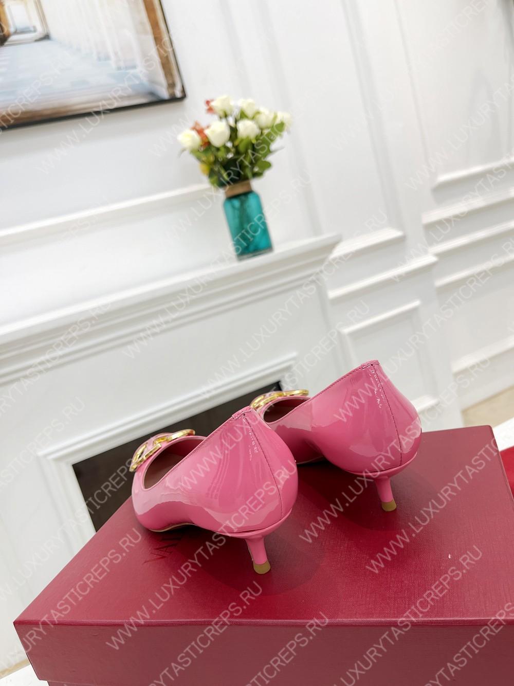 VALENTINO V BUCKLE PUMPS PINK 1W2S0FH8LAFGF9